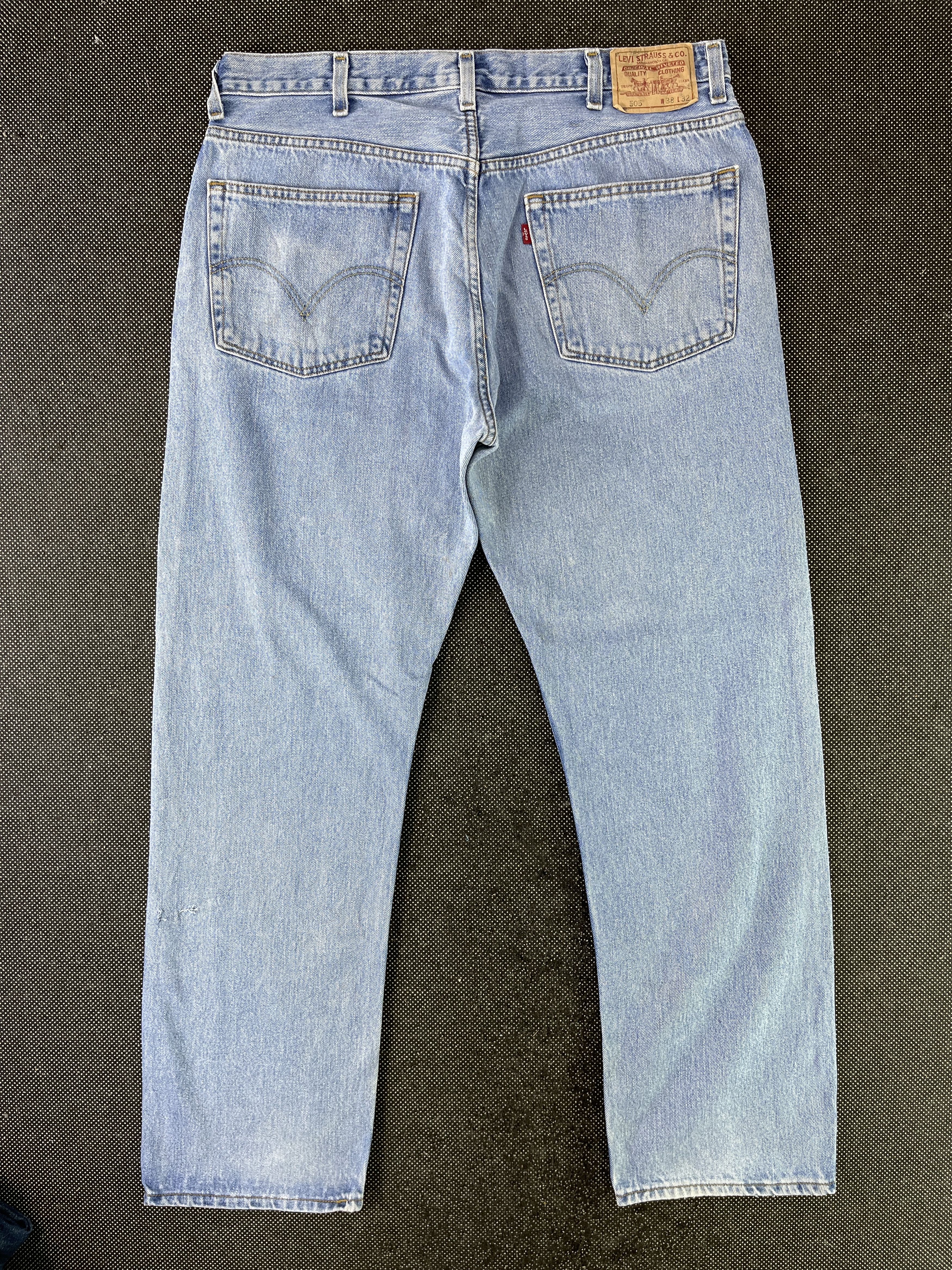 Levi's Vintage Levis 505 Stone Wash Jeans - J367 Size US 39 - 2 Thumbnail