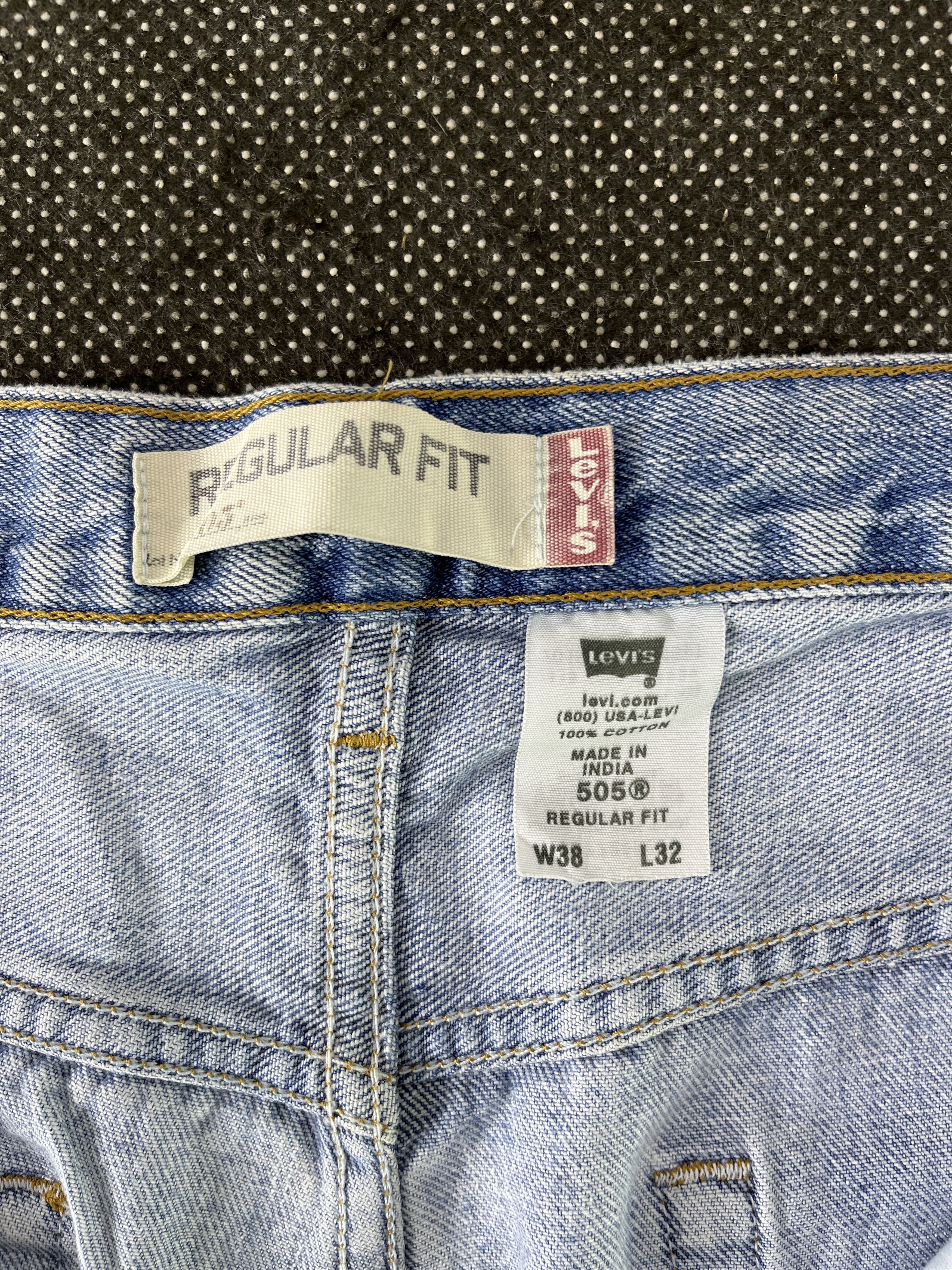 Levi's Vintage Levis 505 Stone Wash Jeans - J367 Size US 39 - 7 Thumbnail