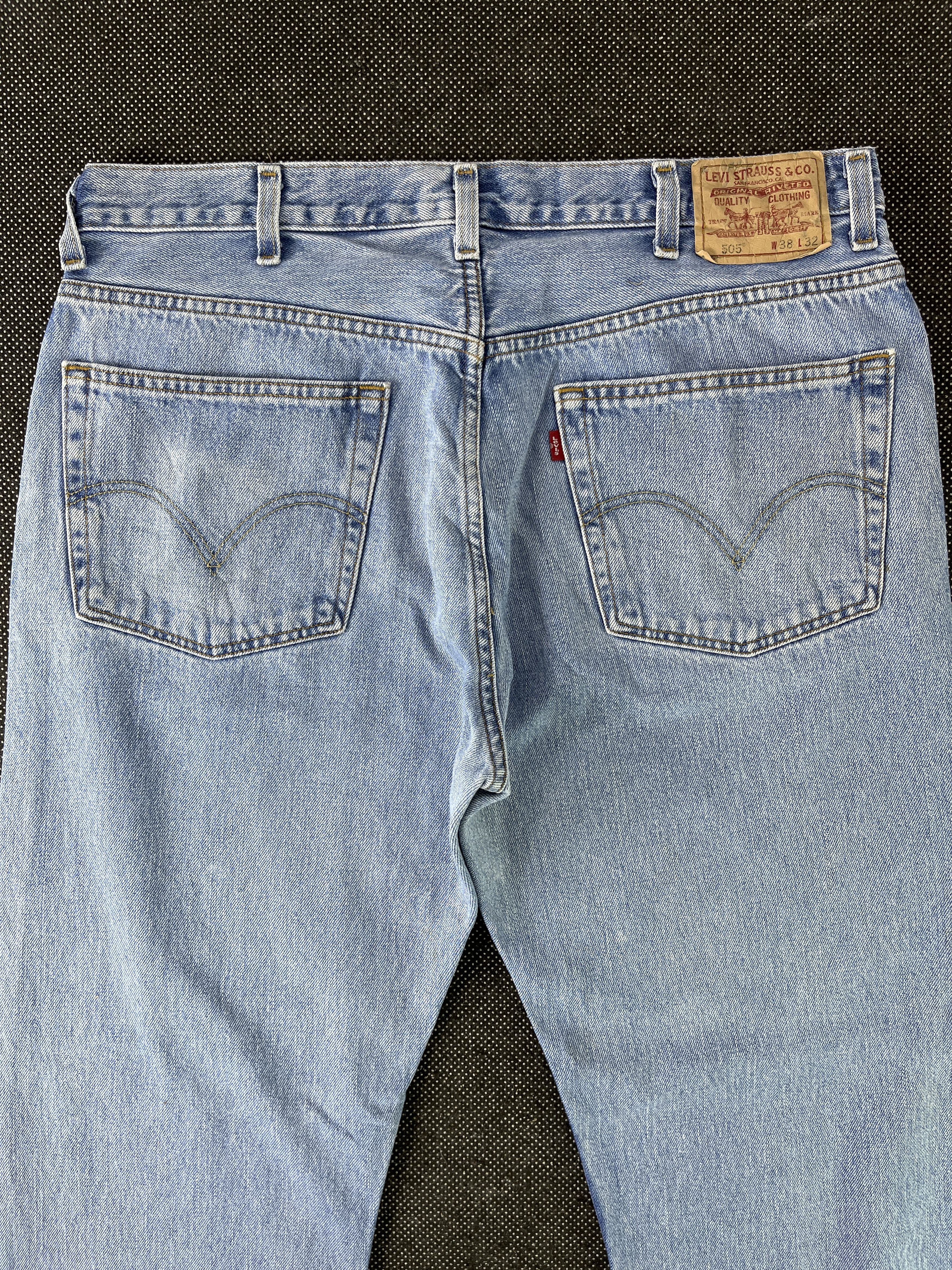 Levi's Vintage Levis 505 Stone Wash Jeans - J367 Size US 39 - 4 Thumbnail
