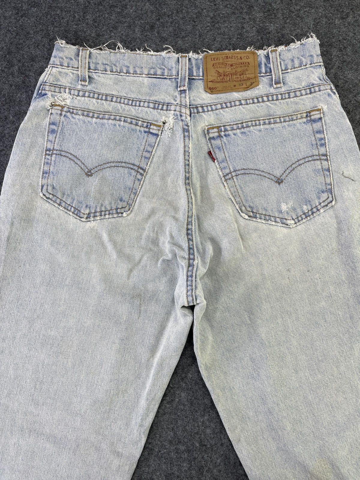 Levi's 90’s Vintage Levi's 560 Light Wash Jeans - J771 Size US 33 - 4 Thumbnail