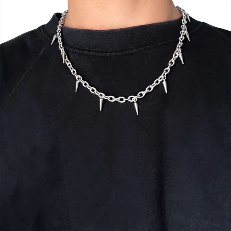 Jewelry × Vintage Retro stud punk necklace Size ONE SIZE - 1 Thumbnail