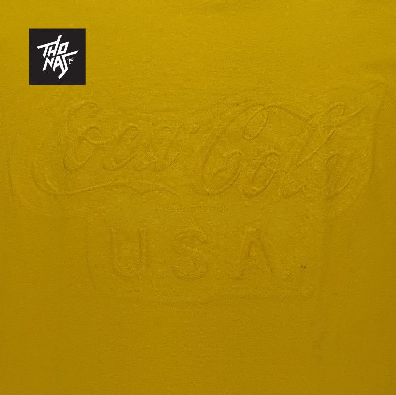 Coca Cola vintage 90s coca-cola logo emboss Size US M / EU 48-50 / 2 - 1 Thumbnail