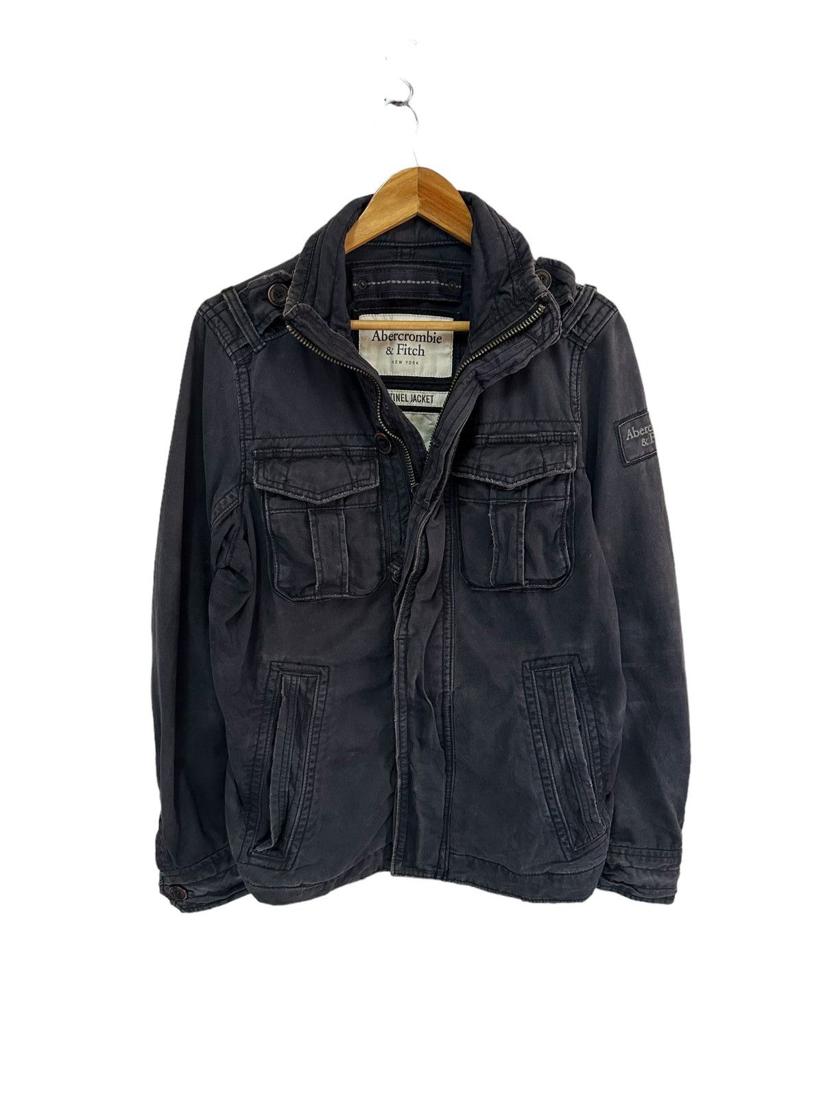 abercombie&fitch worker jacket sun faded