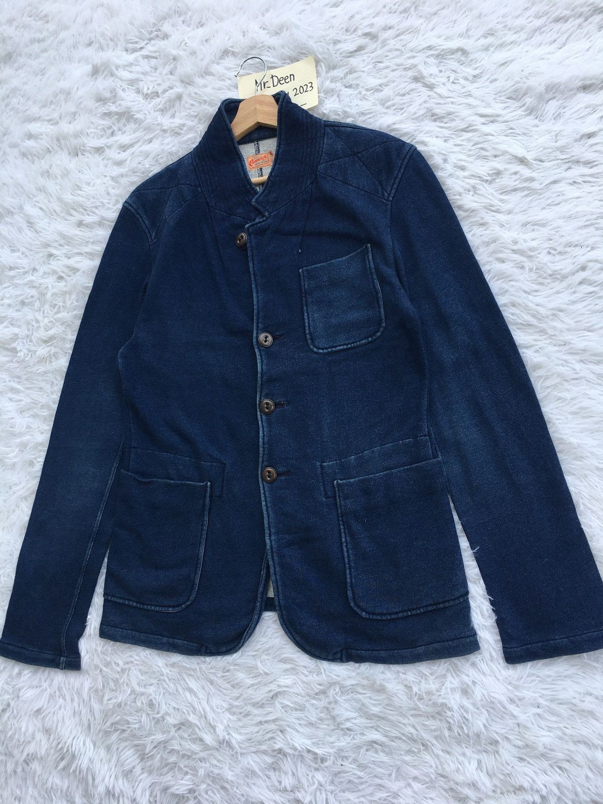 Sugar Cane Rare Vintage 90s Cheswick Toyo enterprise Denim Jacket Size US L / EU 52-54 / 3 - 3 Thumbnail