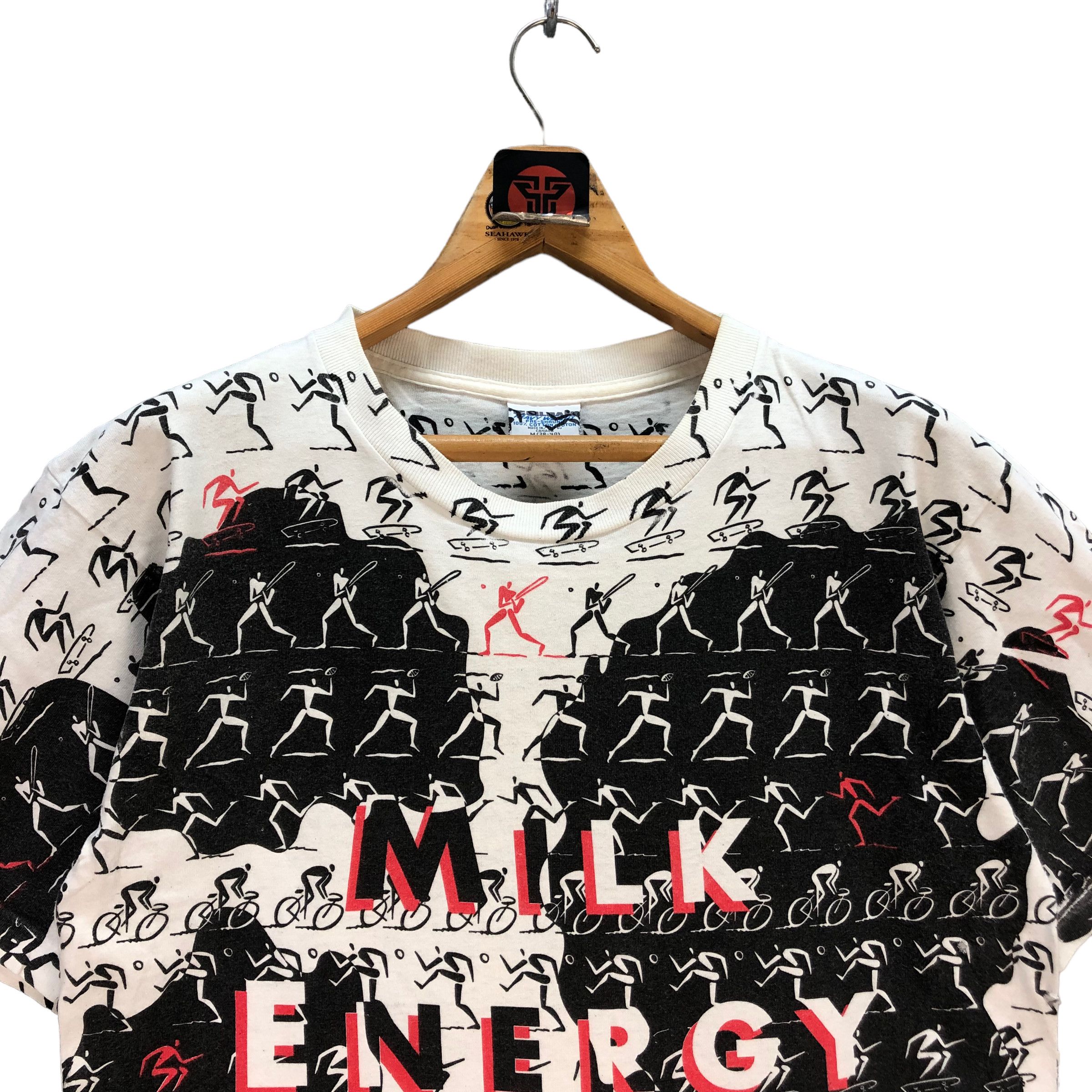 Gildan MILK ENERGY FULLPRINT TEE #7363-139 Size US M / EU 48-50 / 2 - 2 Thumbnail
