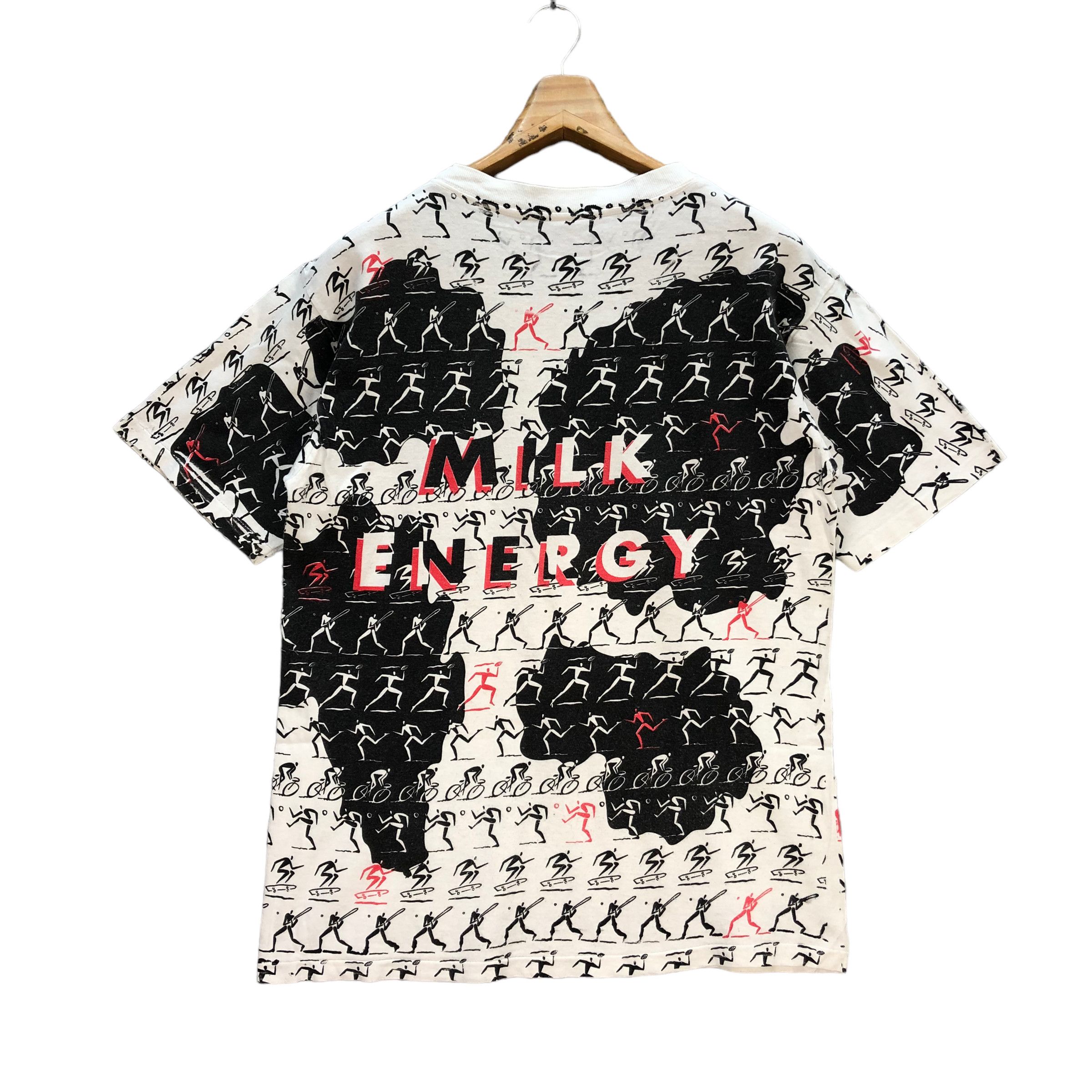 Gildan MILK ENERGY FULLPRINT TEE #7363-139 Size US M / EU 48-50 / 2 - 10 Thumbnail