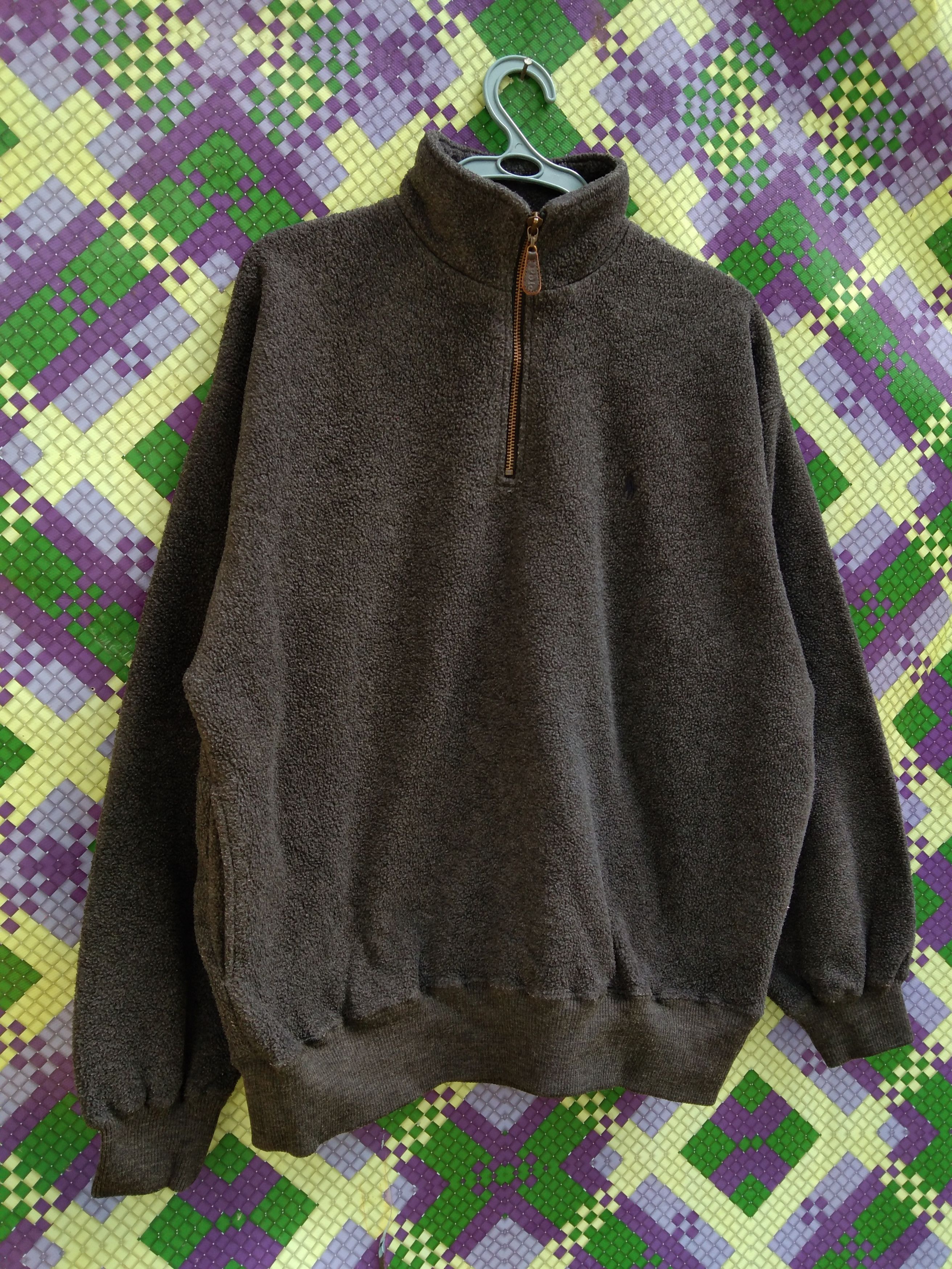 Polo Ralph Lauren POLO RL HALF-ZIP FLEECE SWEATER Size US L / EU 52-54 / 3 - 3 Thumbnail