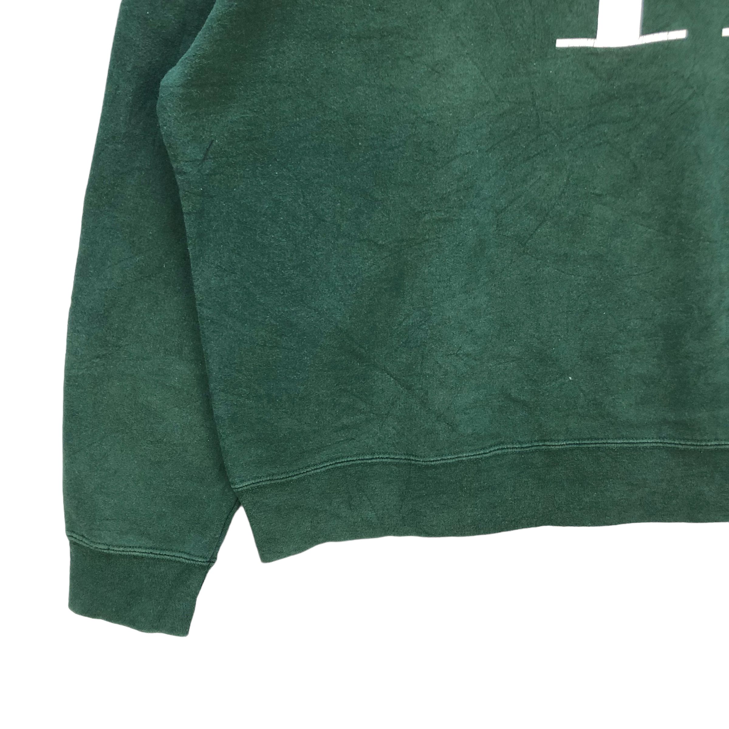 Calvin Klein VINTAGE CK JEANS BIG LOGO GREEN SWEATSHIRTS #7373-140 Size US L / EU 52-54 / 3 - 5 Thumbnail