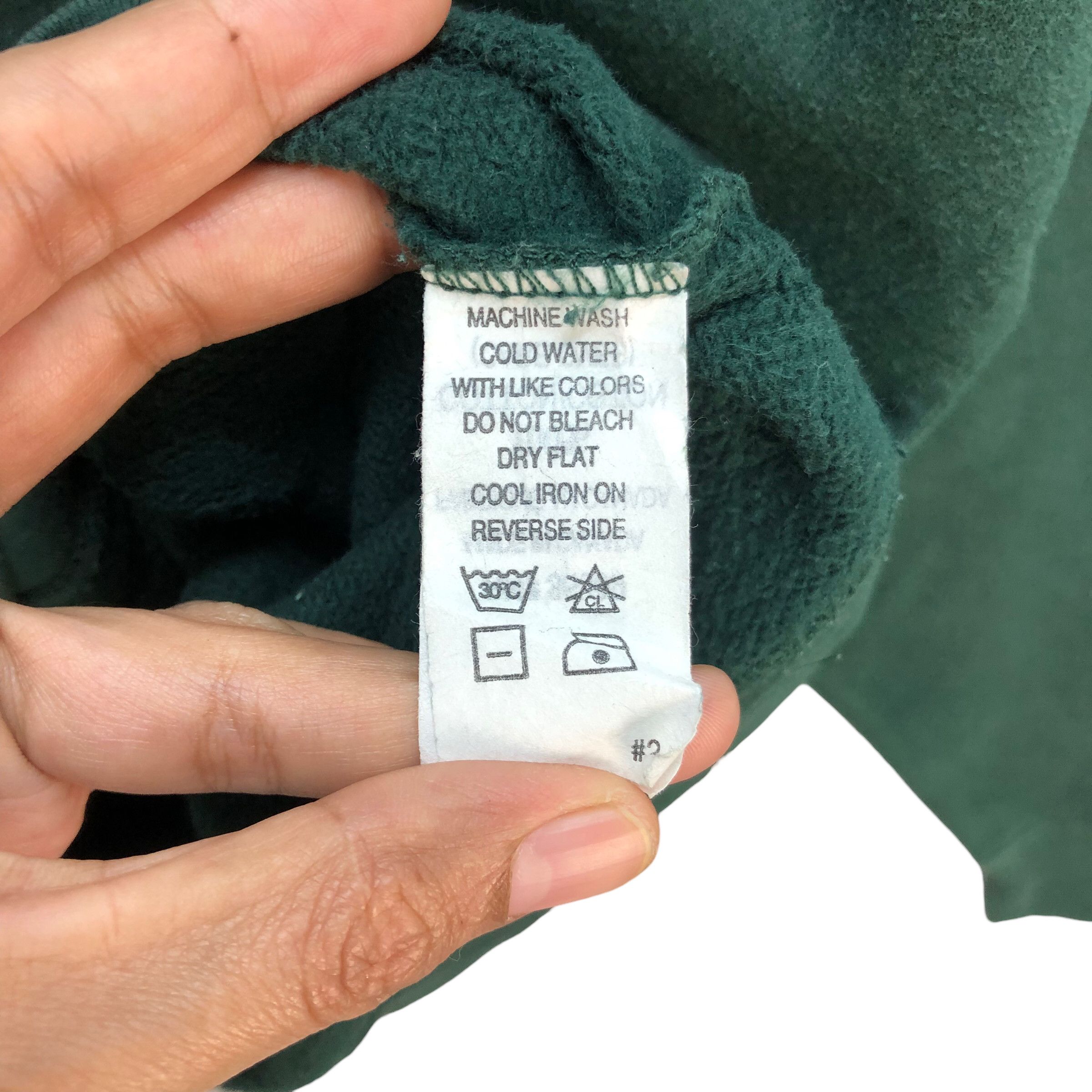 Calvin Klein VINTAGE CK JEANS BIG LOGO GREEN SWEATSHIRTS #7373-140 Size US L / EU 52-54 / 3 - 8 Thumbnail