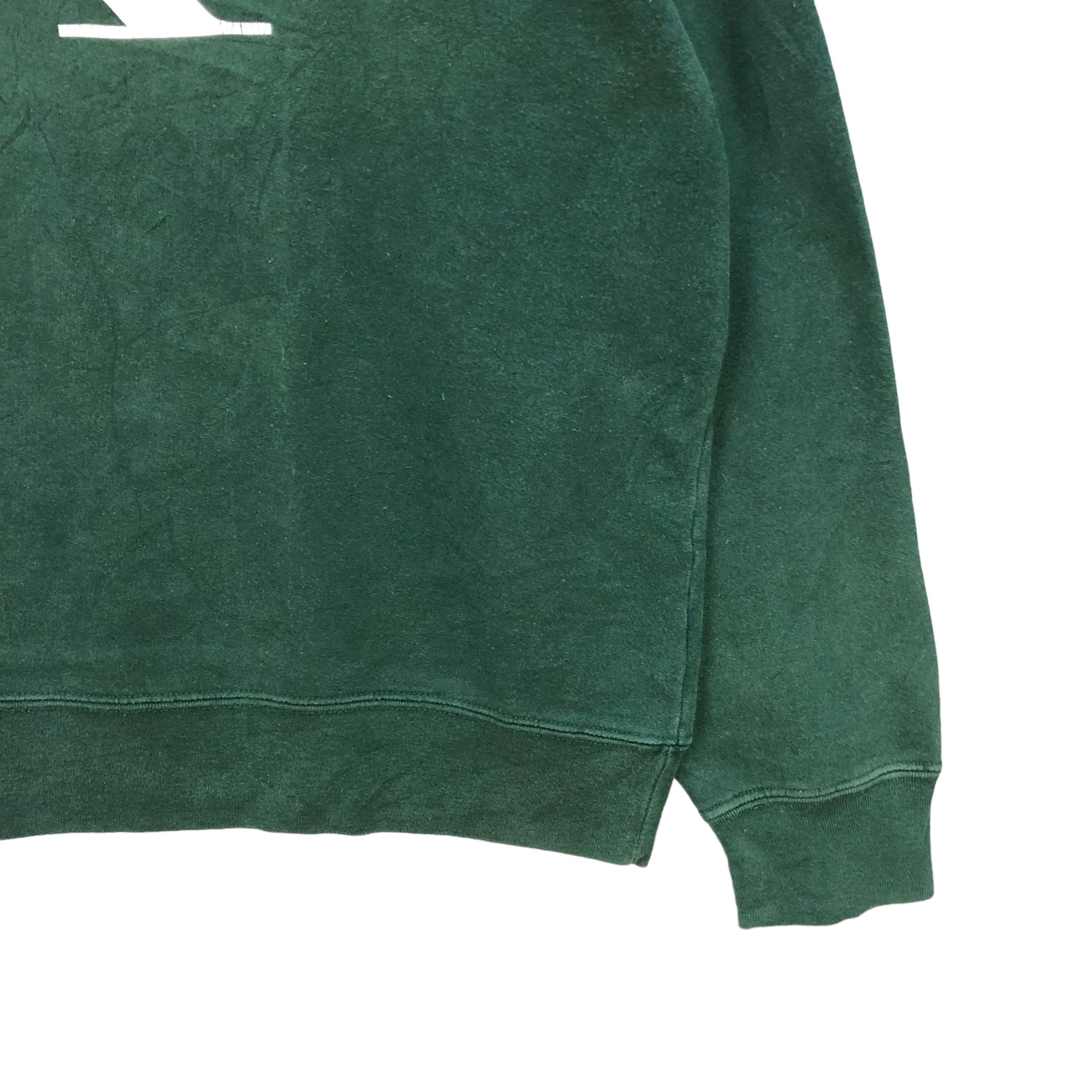 Calvin Klein VINTAGE CK JEANS BIG LOGO GREEN SWEATSHIRTS #7373-140 Size US L / EU 52-54 / 3 - 6 Thumbnail
