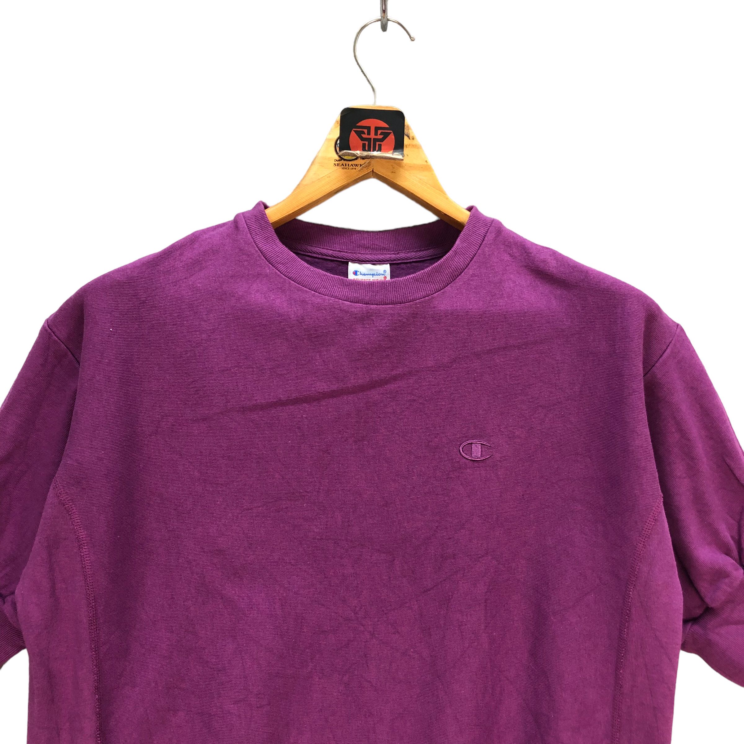 Champion CHAMPION REVERSE WEAVE SHORT SLEEVE SWEATSHIRTS #7375-140 Size M / US 6-8 / IT 42-44 - 2 Thumbnail