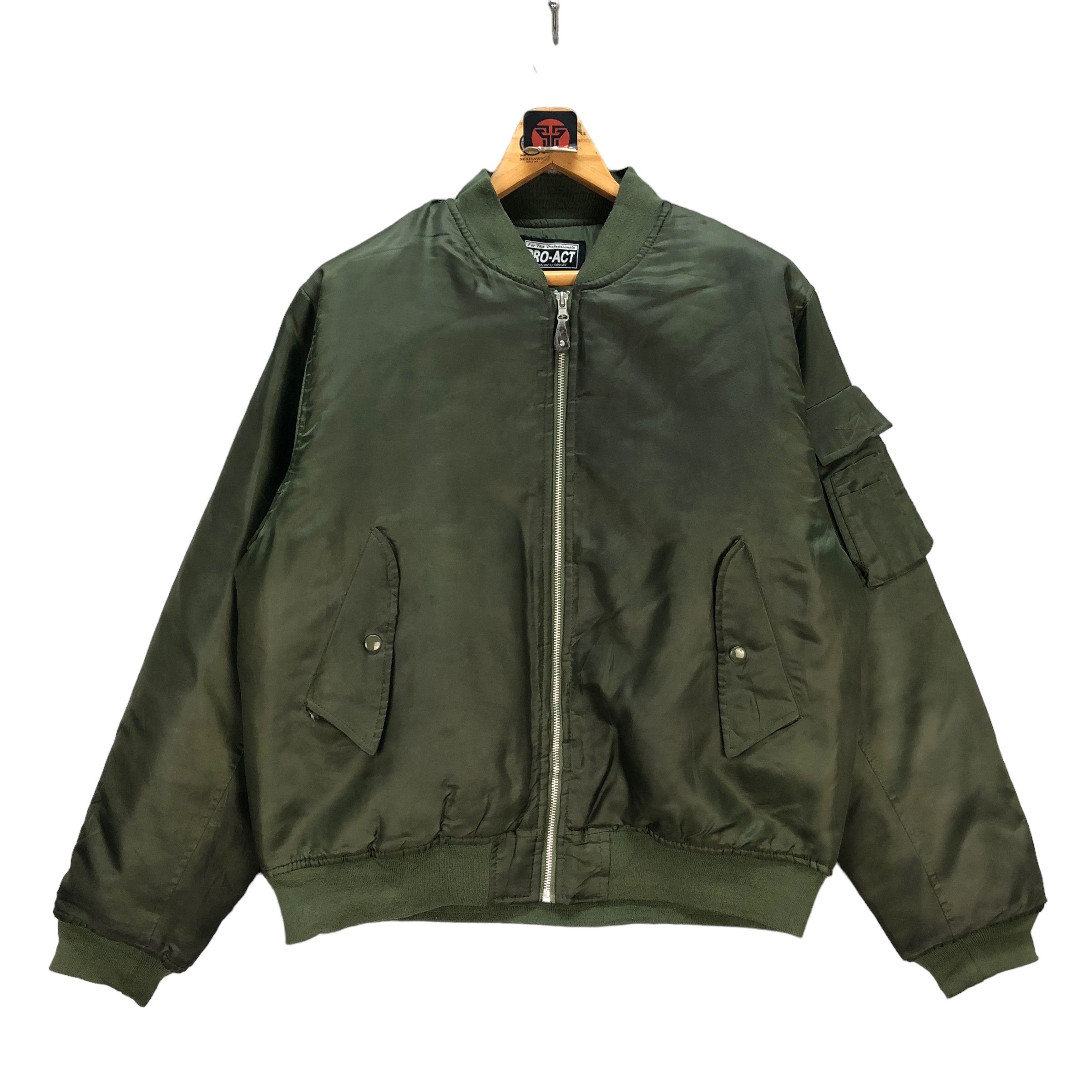 Japanese Brand PRO-ACT KOHNAN BOMBER JACKET #7380-141 Size US L / EU 52-54 / 3 - 1 Thumbnail