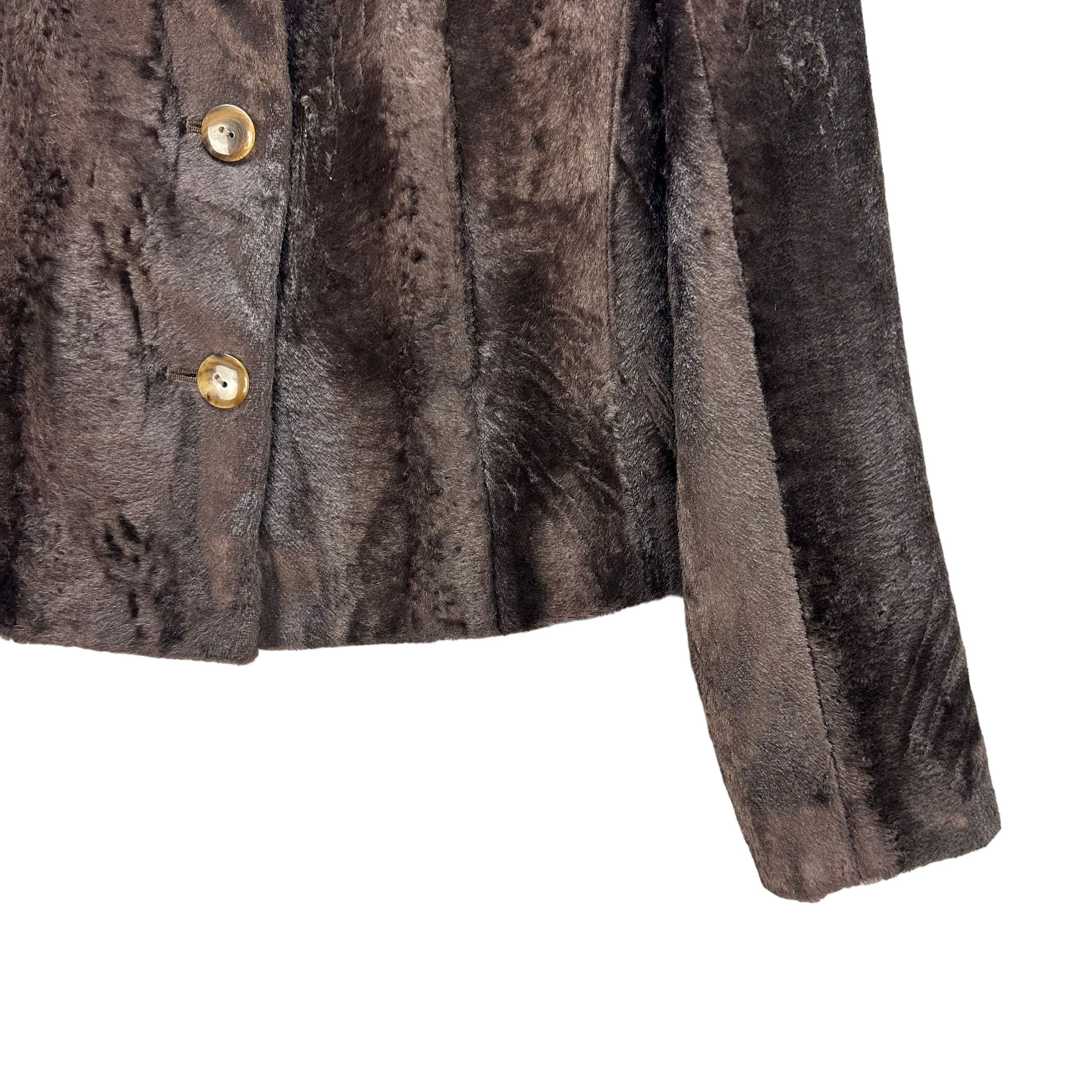 Junko Shimada 49 AV JUNKO SHIMADA FUR SUIT SKIRT #7447-146 Size S / US 4 / IT 40 - 6 Thumbnail