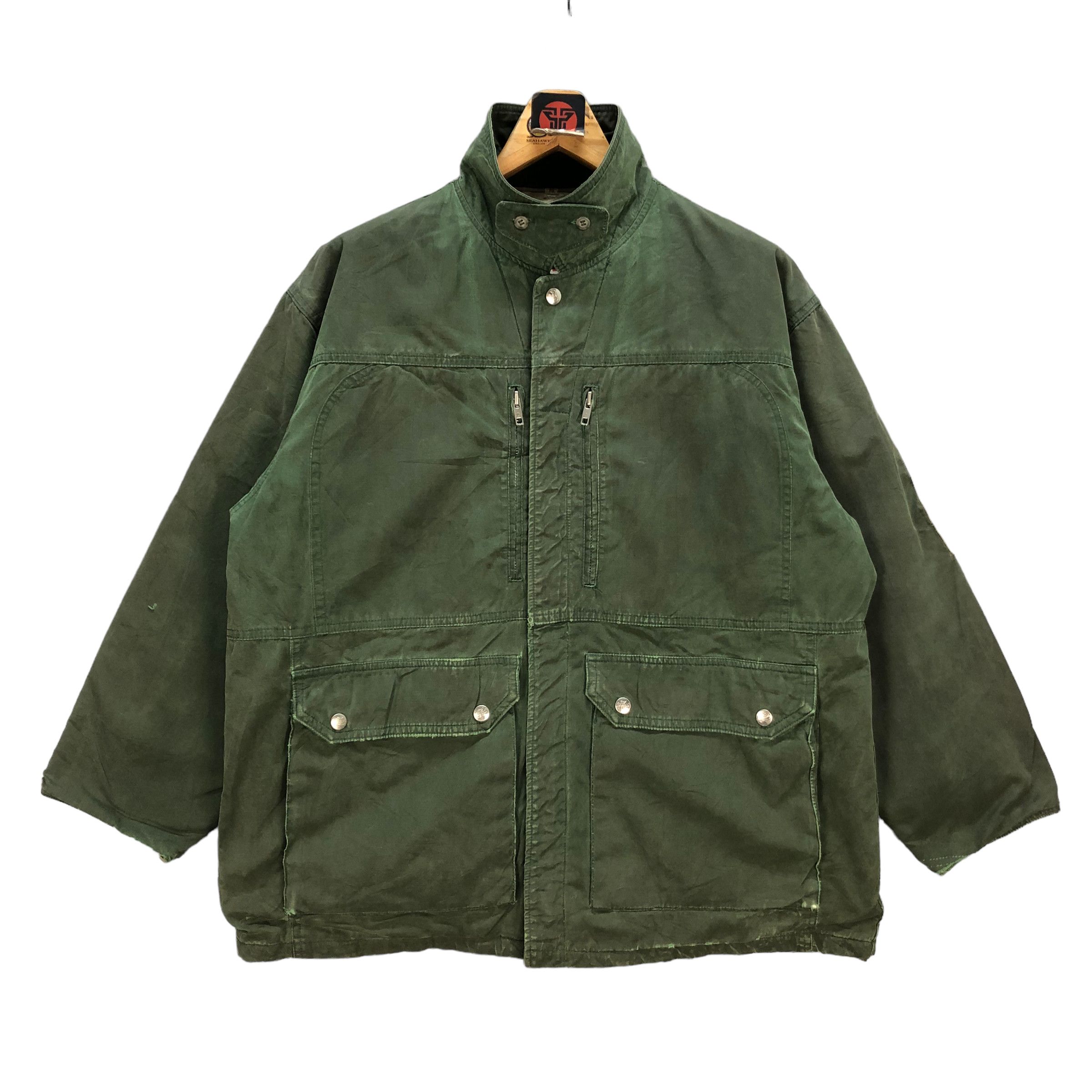 TRASHED🔥 BATTLE FIGHTER CHORE JACKET #7397-142