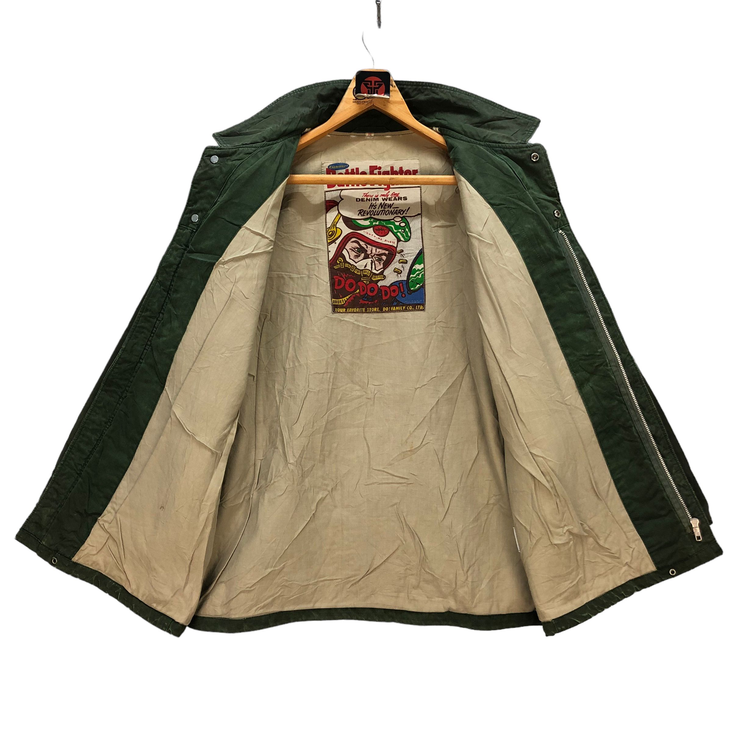 Vintage TRASHED🔥 BATTLE FIGHTER CHORE JACKET #7397-142 Size US M / EU 48-50 / 2 - 10 Thumbnail
