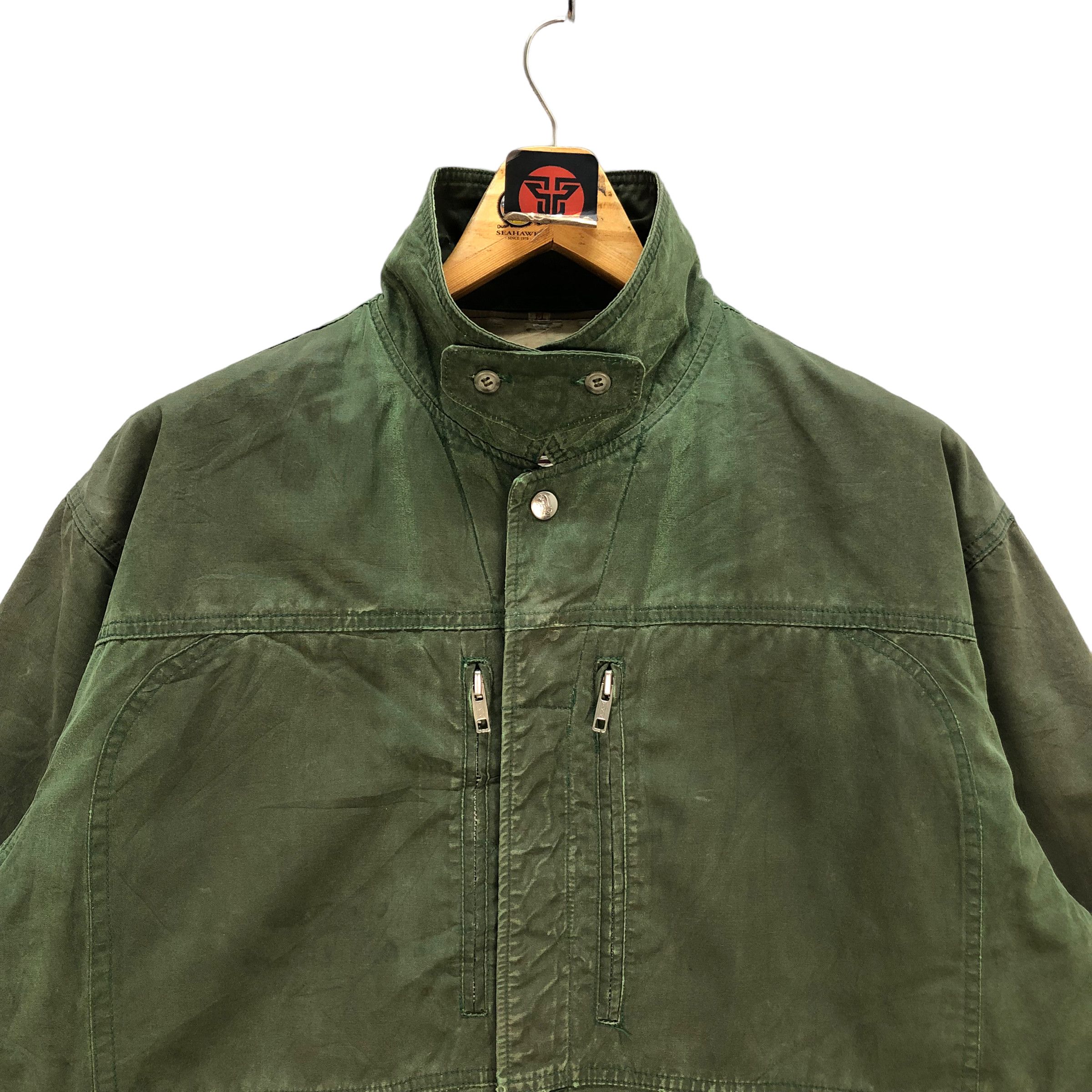 Vintage TRASHED🔥 BATTLE FIGHTER CHORE JACKET #7397-142 Size US M / EU 48-50 / 2 - 2 Thumbnail