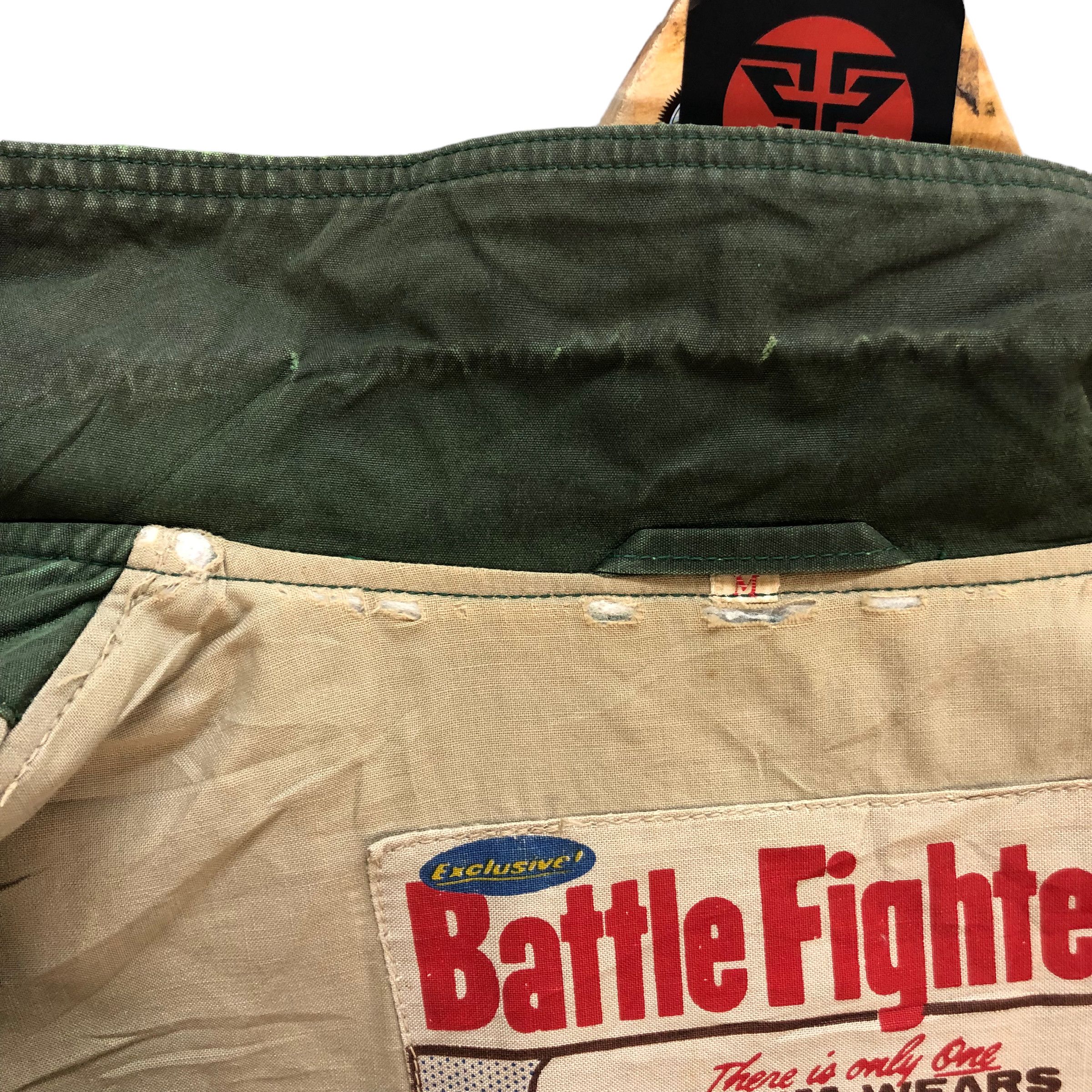 Vintage TRASHED🔥 BATTLE FIGHTER CHORE JACKET #7397-142 Size US M / EU 48-50 / 2 - 14 Thumbnail