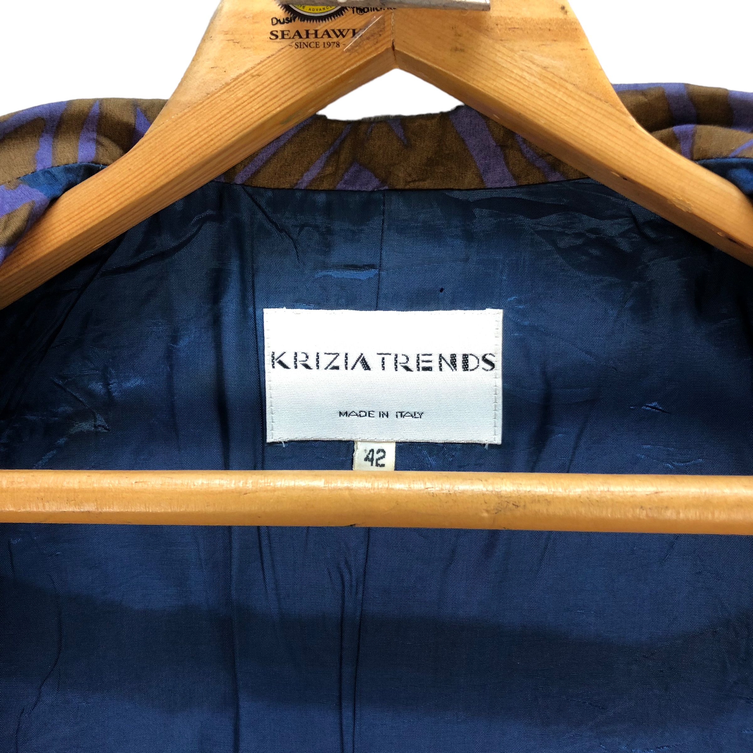 Krizia KRIZIA TRENDS NICE DESIGN COAT JACKET #7365-139 Size M / US 6-8 / IT 42-44 - 7 Thumbnail