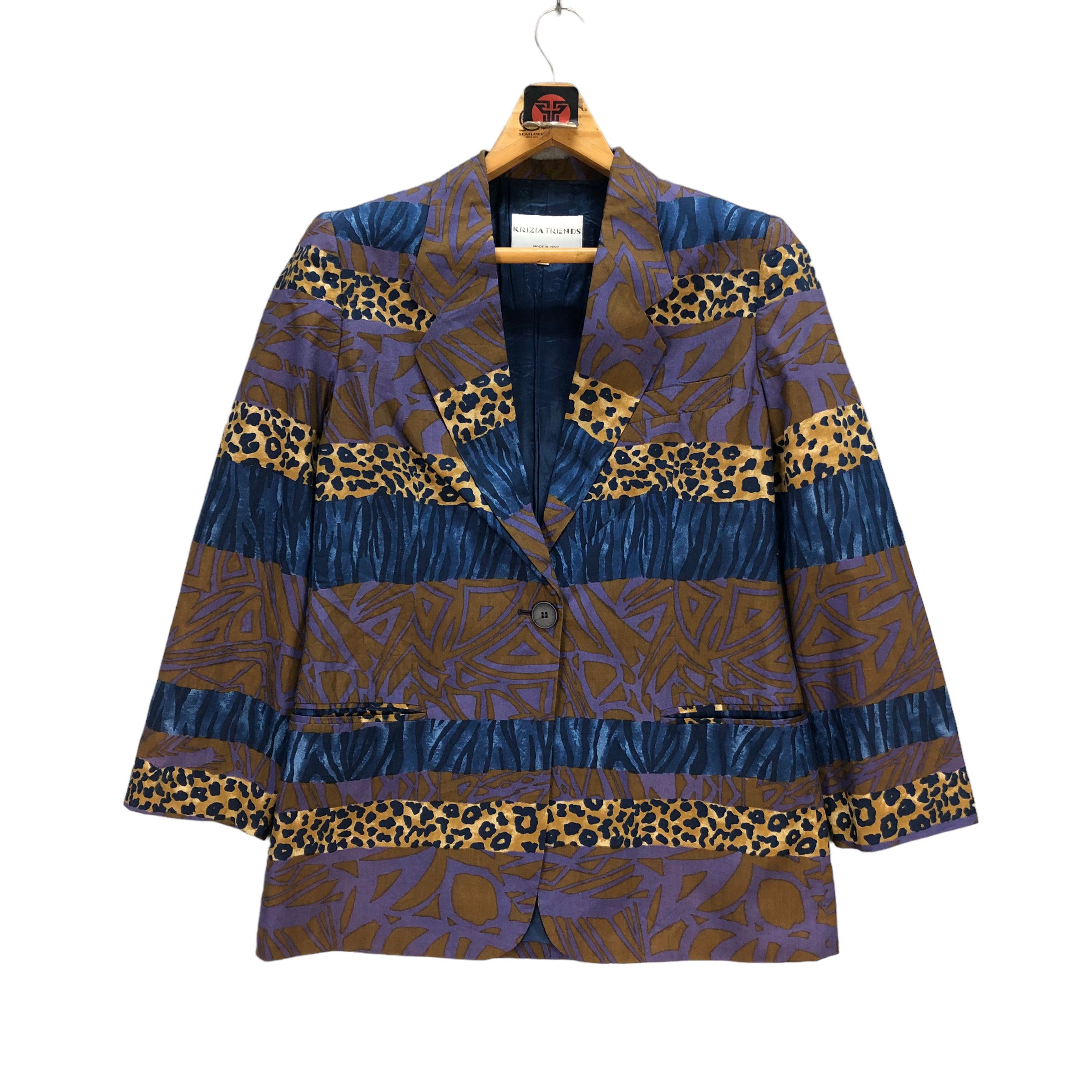 Krizia KRIZIA TRENDS NICE DESIGN COAT JACKET #7365-139 Size M / US 6-8 / IT 42-44 - 1 Thumbnail