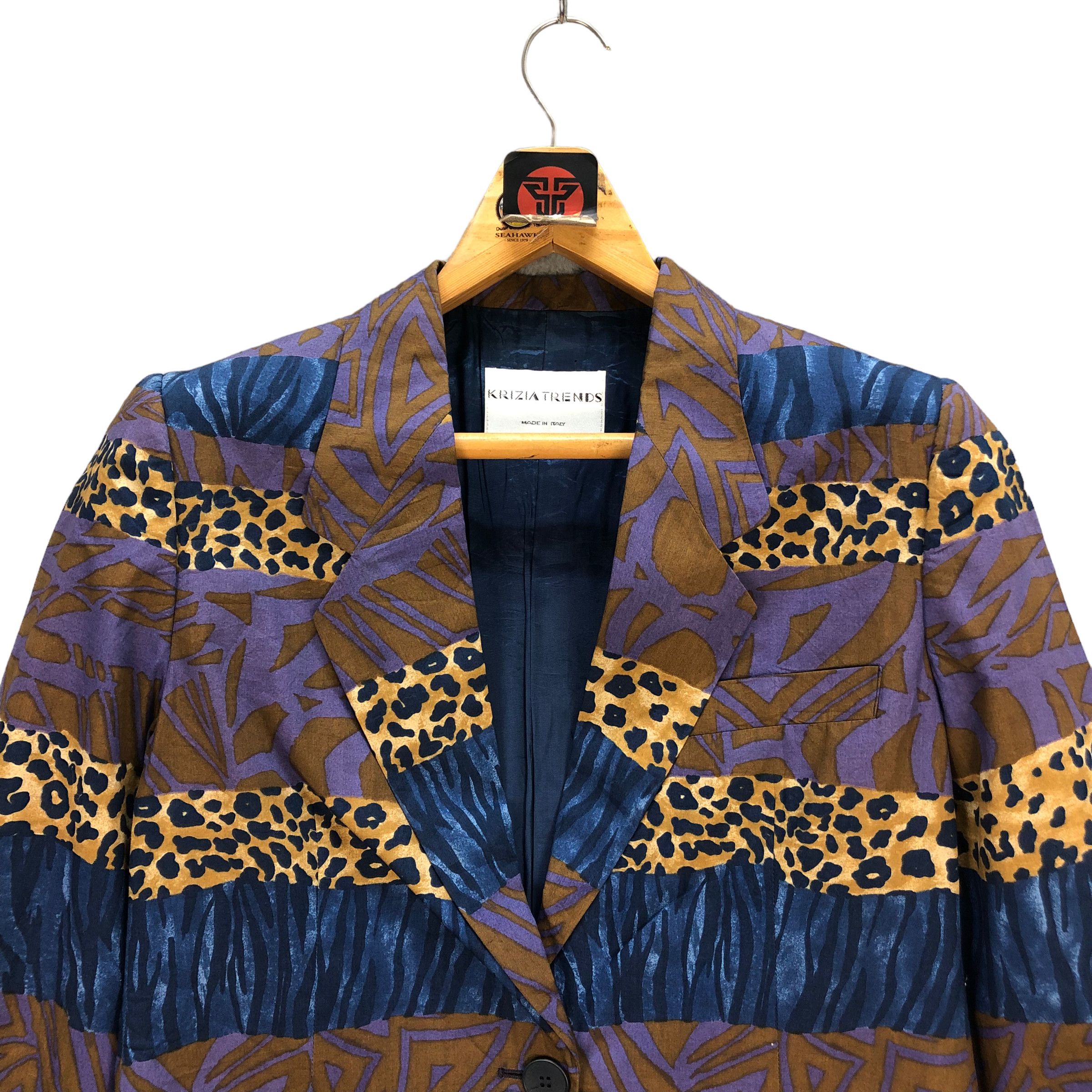 Krizia KRIZIA TRENDS NICE DESIGN COAT JACKET #7365-139 Size M / US 6-8 / IT 42-44 - 2 Thumbnail