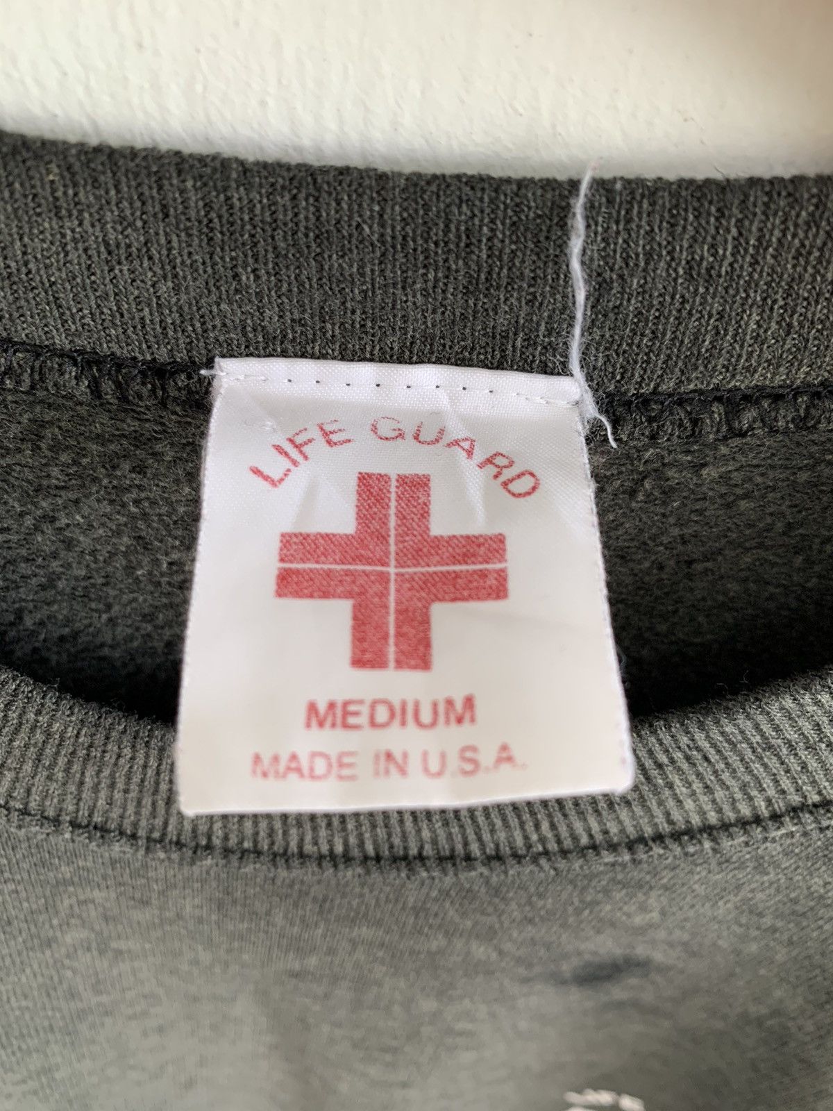 Vintage LASTDROP#Vintage Distressed LifeGuard Sweatshirt Made In Usa Size US M / EU 48-50 / 2 - 3 Thumbnail