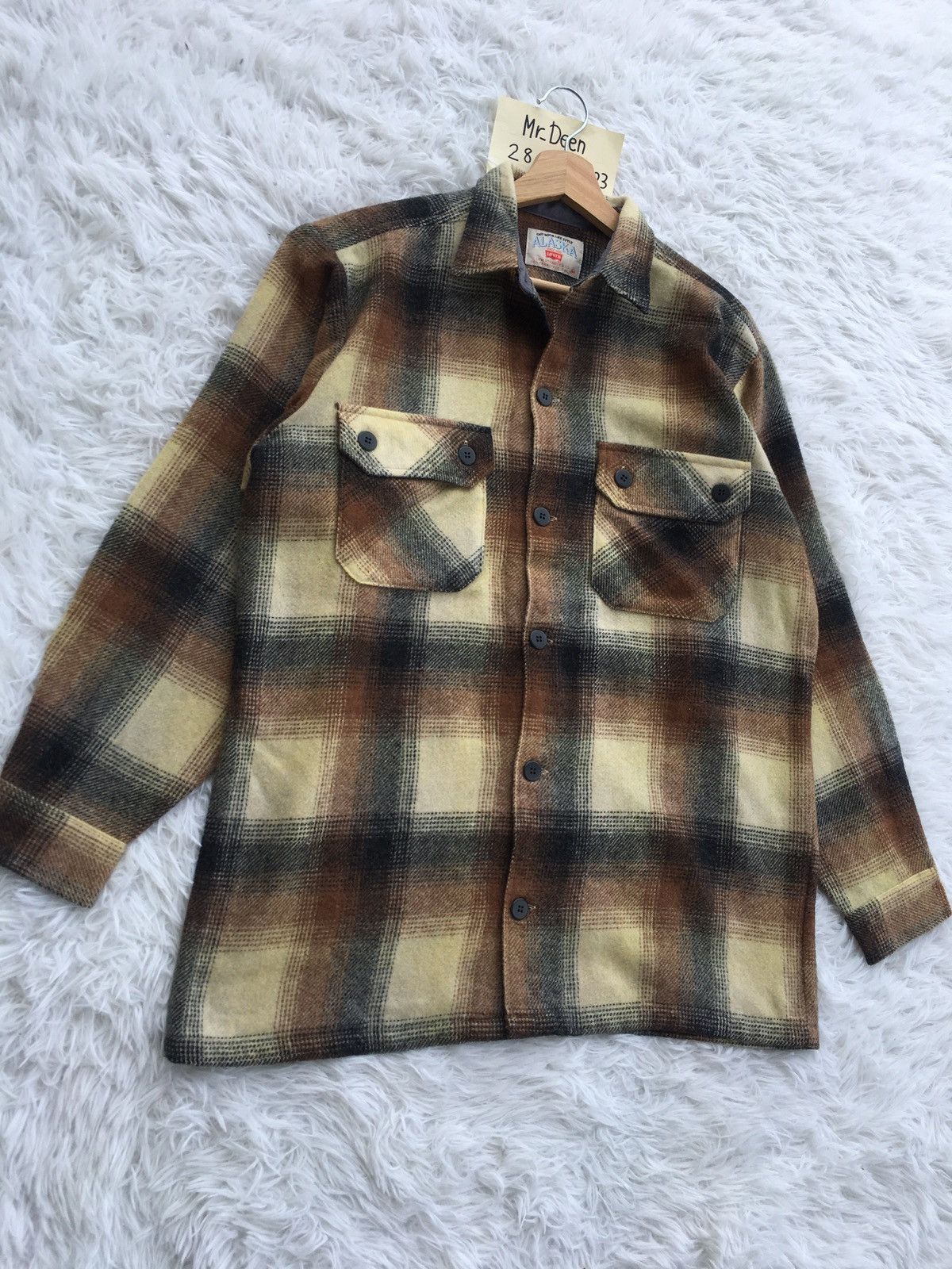 Levi's Vintage Levi’s Checkered Flannel Shirt Size US L / EU 52-54 / 3 - 3 Thumbnail