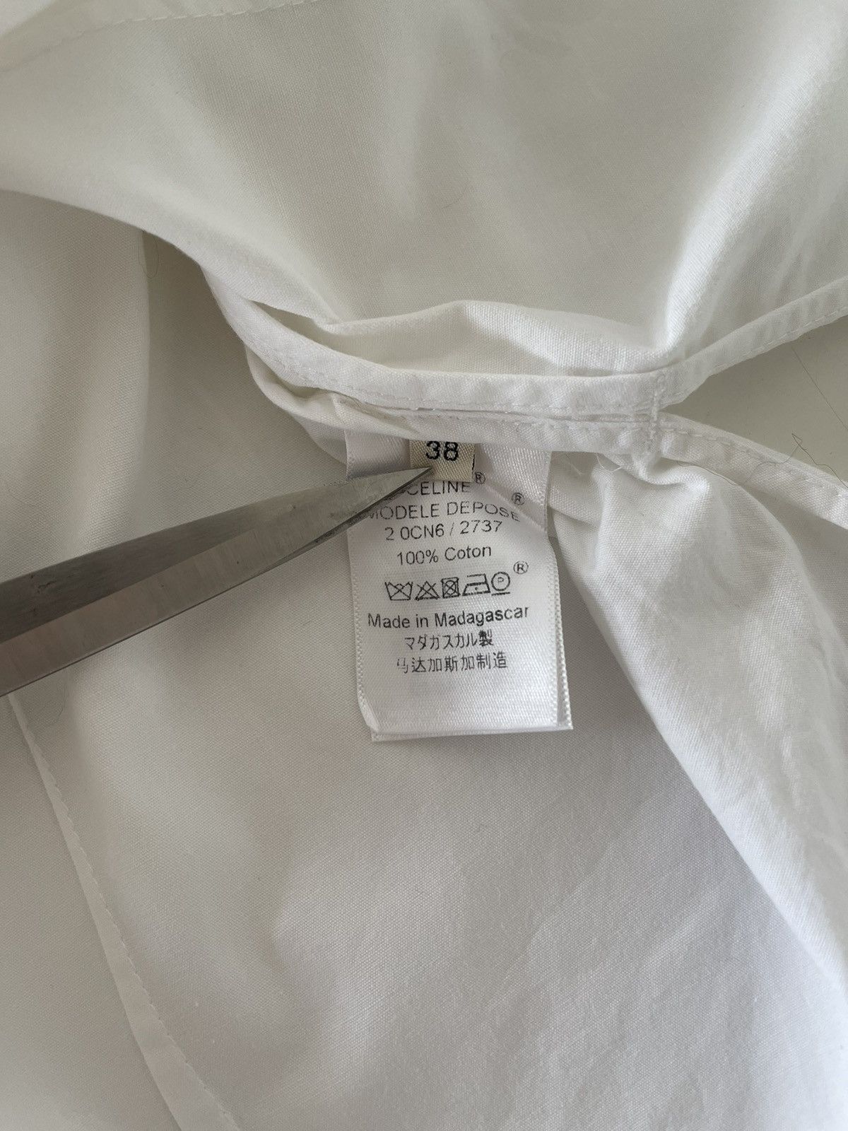 Celine Céline by Phoebe Philo Half-Zip Wide Sleeve Shirt Size S / US 4 / IT 40 - 6 Thumbnail
