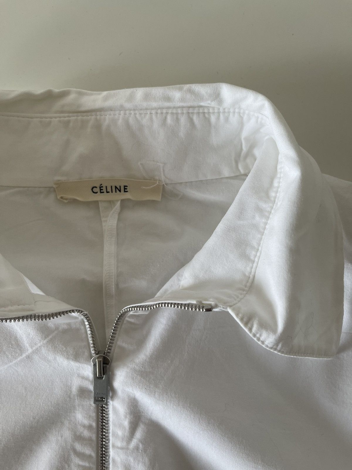 Celine Céline by Phoebe Philo Half-Zip Wide Sleeve Shirt Size S / US 4 / IT 40 - 5 Thumbnail