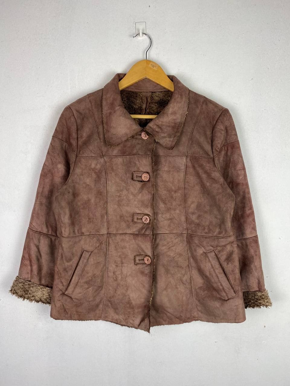 vintage japanese brands velvet jacket fleece lining