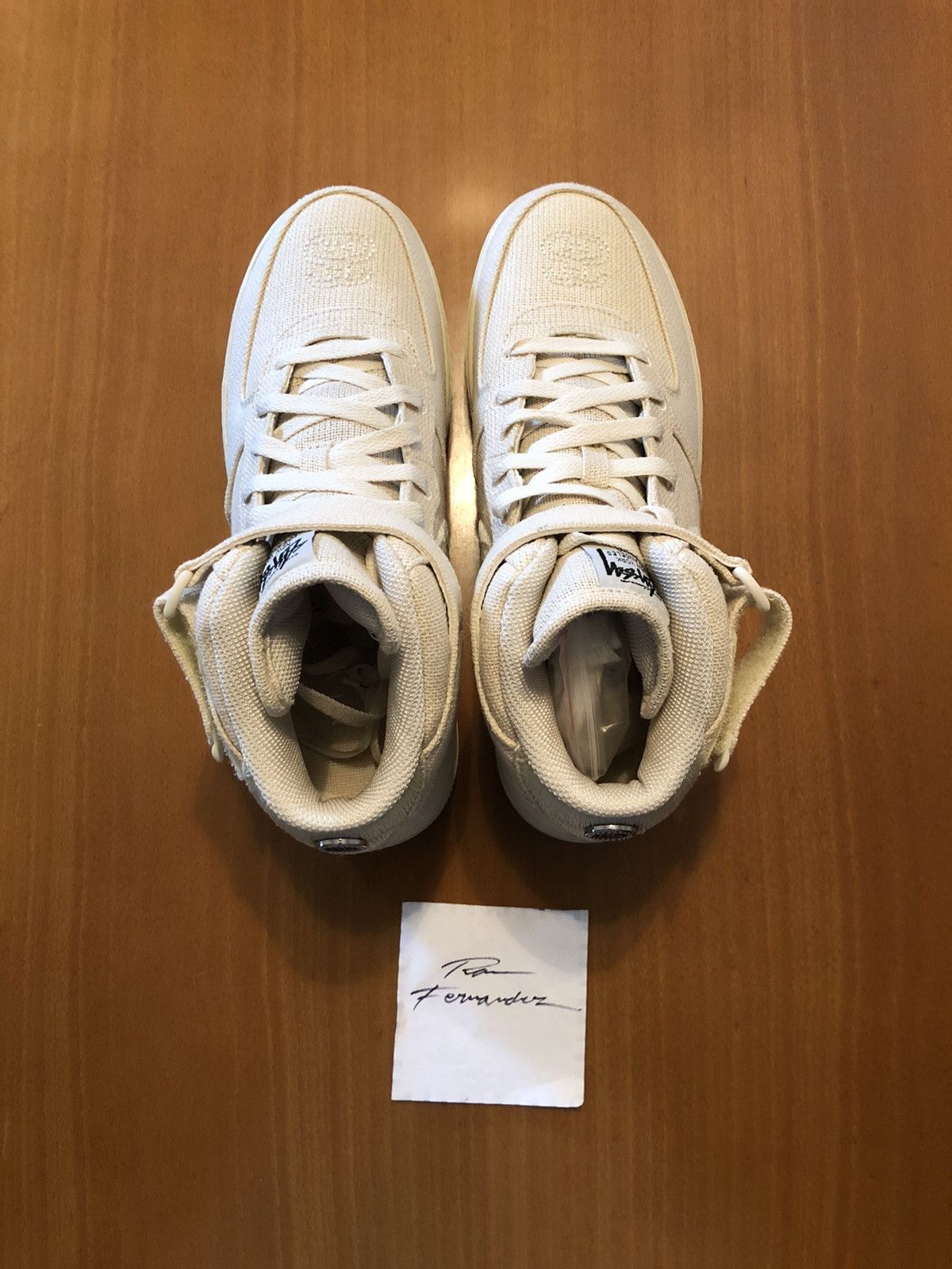 Nike × Stussy Nike X Stussy Air Force 1 mid fossil Size US 9 / EU 42 - 6 Thumbnail