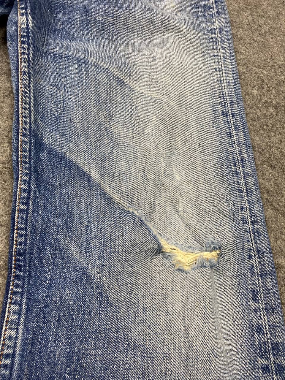 Levi's vintage levis 503 straight cut distressed denim Size US 32 / EU 48 - 9 Thumbnail