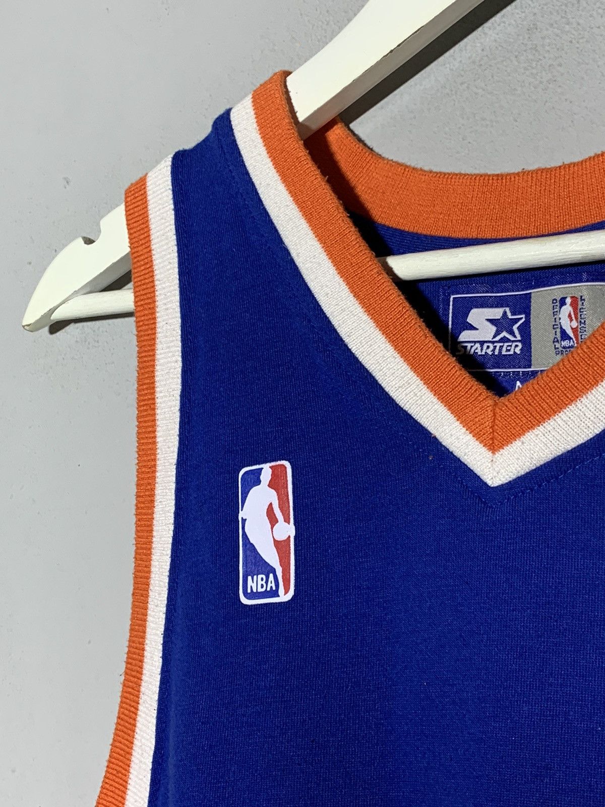 NBA × Starter × Vintage Starter NBA Kniks New York Y2k Streetwear Basketball Jersey Size US XL / EU 56 / 4 - 5 Thumbnail