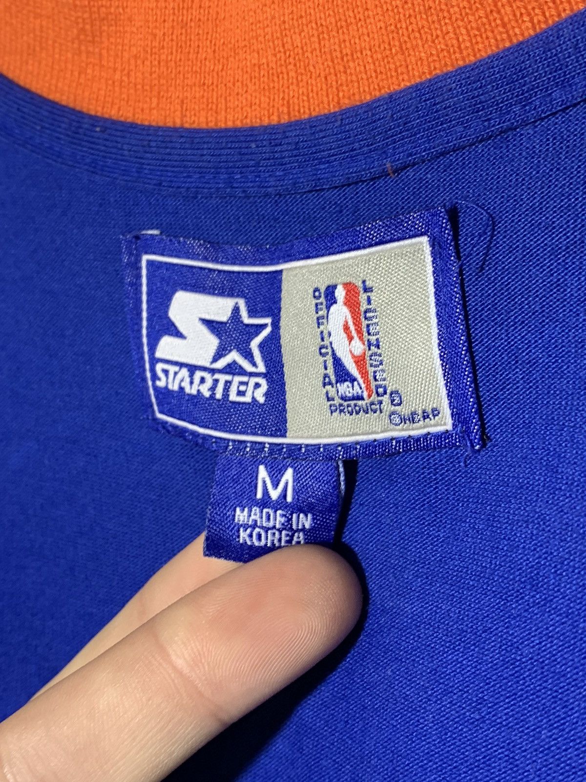 NBA × Starter × Vintage Starter NBA Kniks New York Y2k Streetwear Basketball Jersey Size US XL / EU 56 / 4 - 10 Thumbnail
