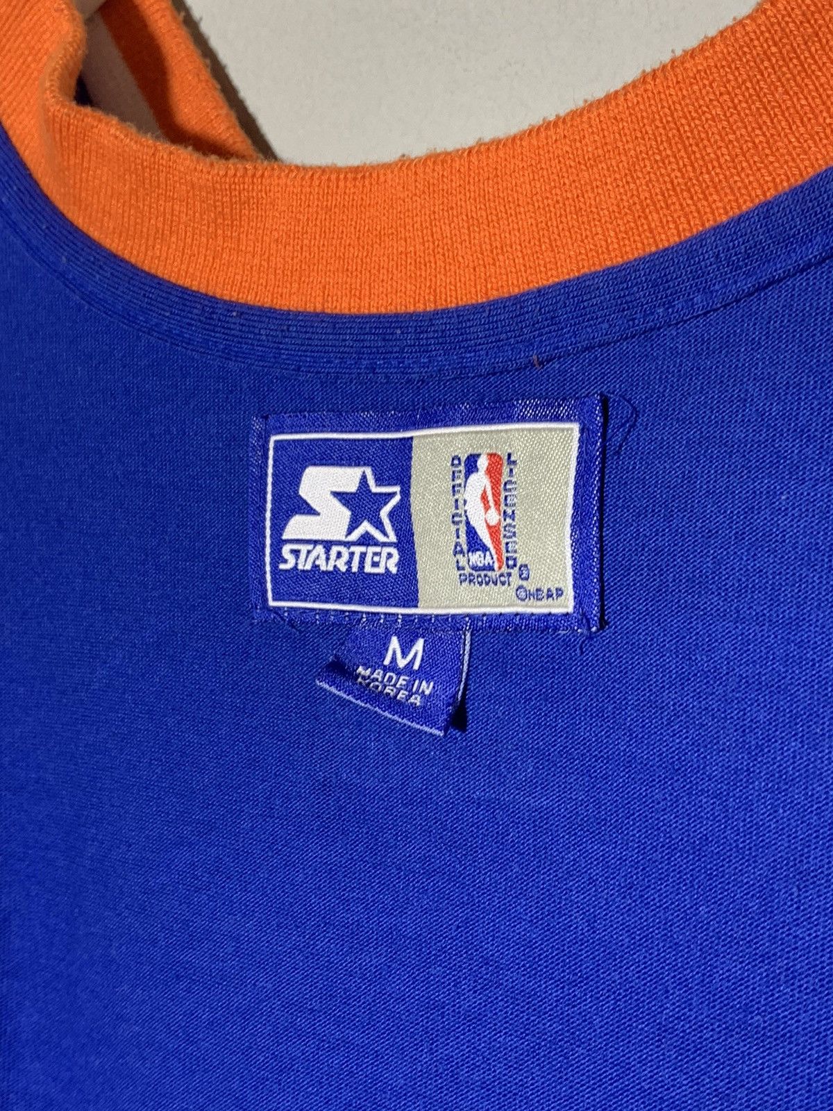 NBA × Starter × Vintage Starter NBA Kniks New York Y2k Streetwear Basketball Jersey Size US XL / EU 56 / 4 - 9 Thumbnail