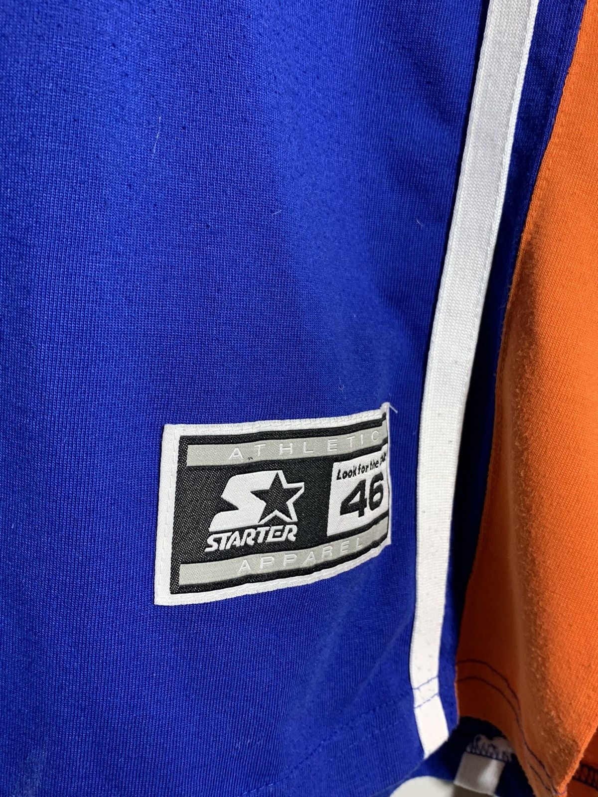 NBA × Starter × Vintage Starter NBA Kniks New York Y2k Streetwear Basketball Jersey Size US XL / EU 56 / 4 - 4 Thumbnail