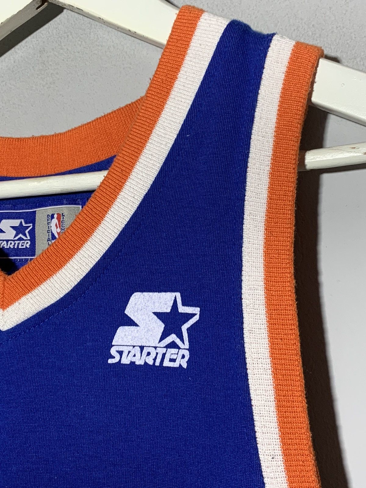 NBA × Starter × Vintage Starter NBA Kniks New York Y2k Streetwear Basketball Jersey Size US XL / EU 56 / 4 - 6 Thumbnail