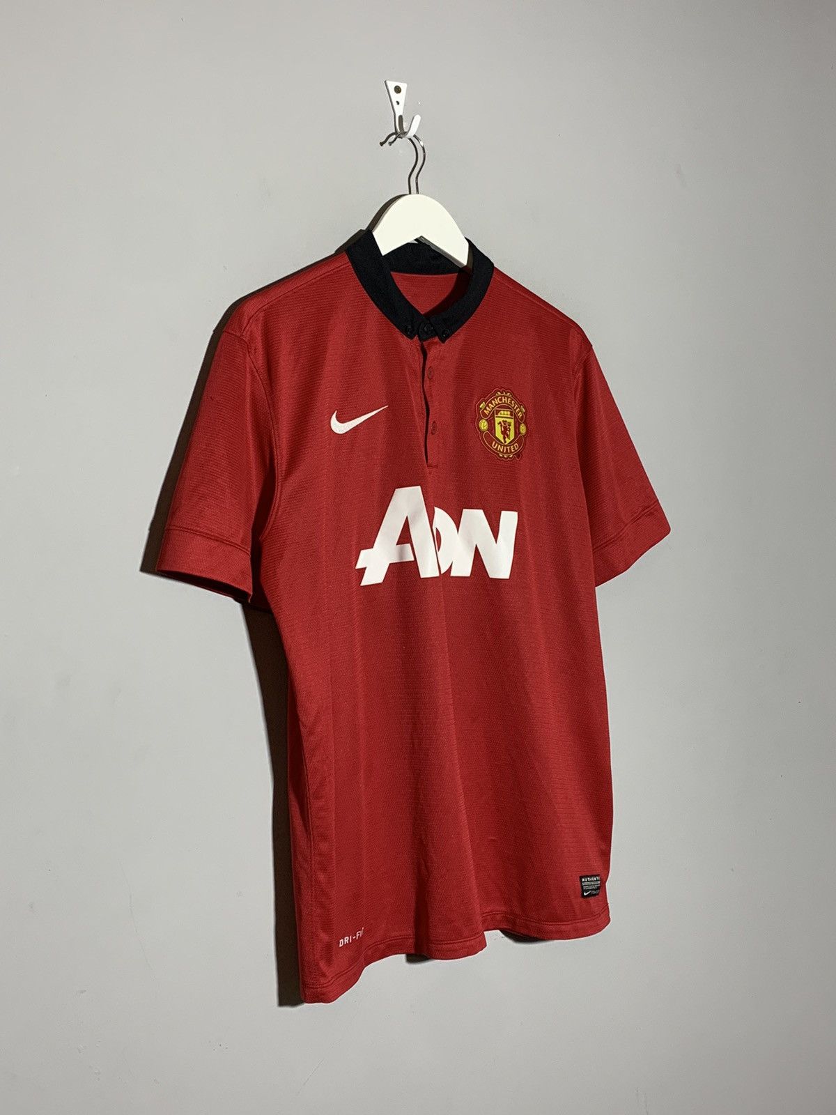 Nike Manchester United 2013/14 Y2k Streetwear Football Shirt Size US L / EU 52-54 / 3 - 2 Thumbnail