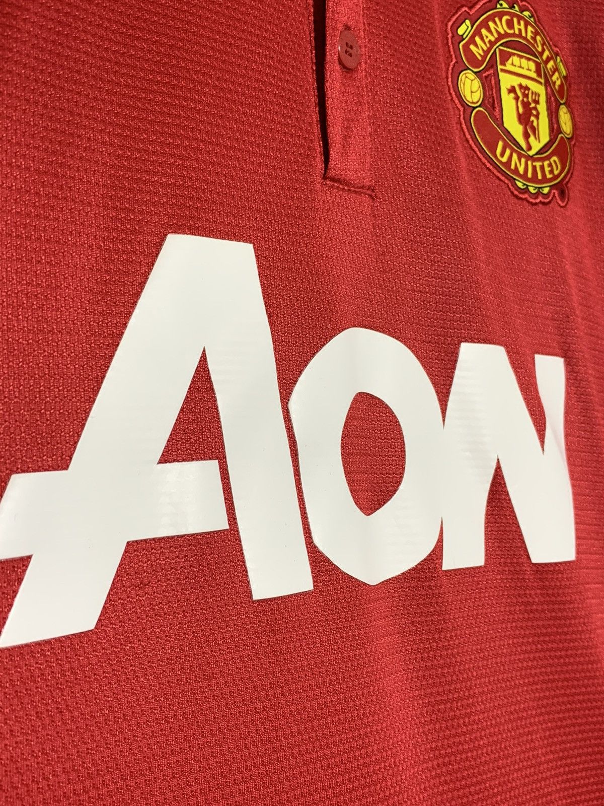 Nike Manchester United 2013/14 Y2k Streetwear Football Shirt Size US L / EU 52-54 / 3 - 4 Thumbnail