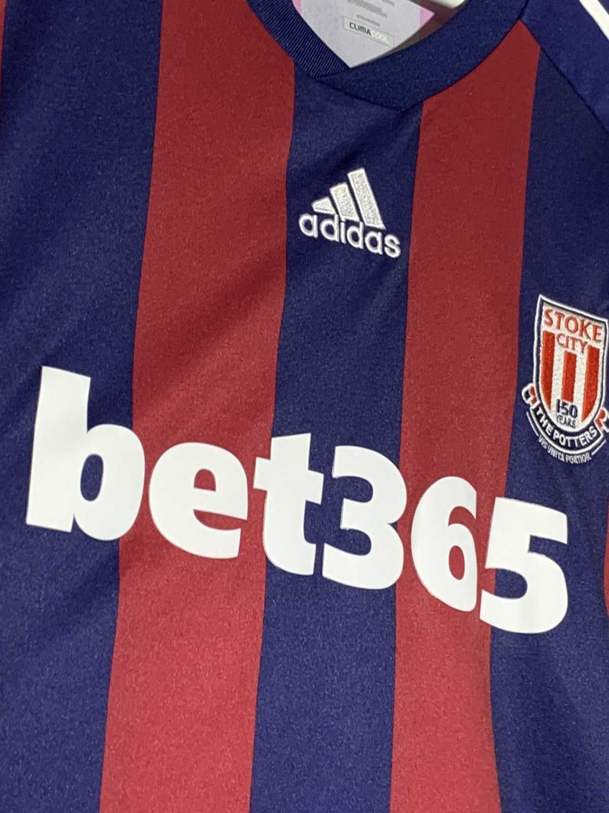 Adidas Stoke City 2012/13 Y2k Streetwear Football Shirt Size US XXL / EU 58 / 5 - 5 Thumbnail