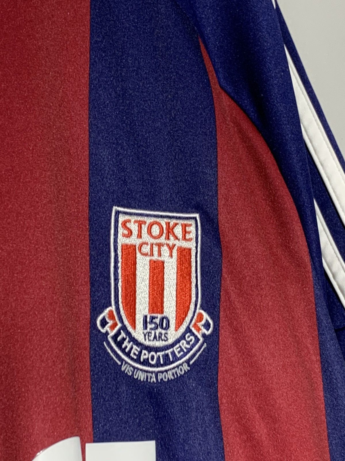 Adidas Stoke City 2012/13 Y2k Streetwear Football Shirt Size US XXL / EU 58 / 5 - 3 Thumbnail