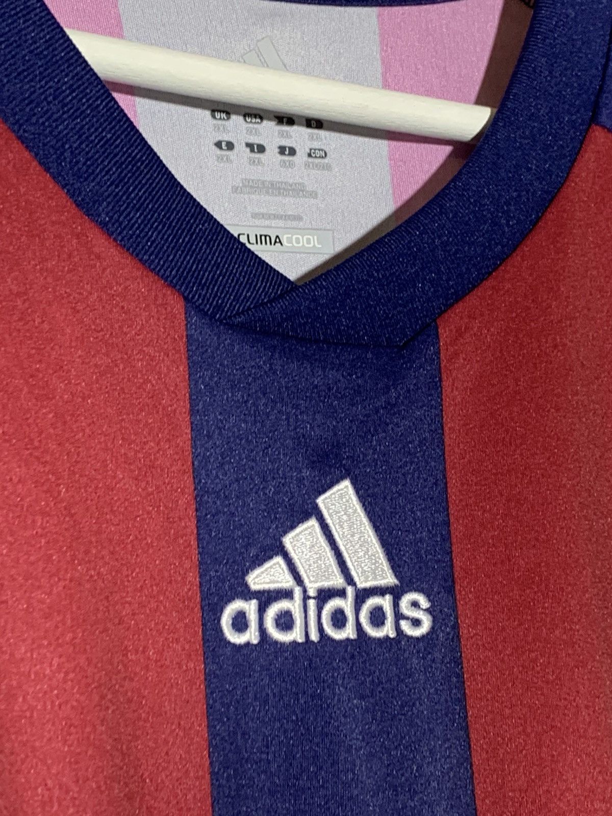 Adidas Stoke City 2012/13 Y2k Streetwear Football Shirt Size US XXL / EU 58 / 5 - 4 Thumbnail