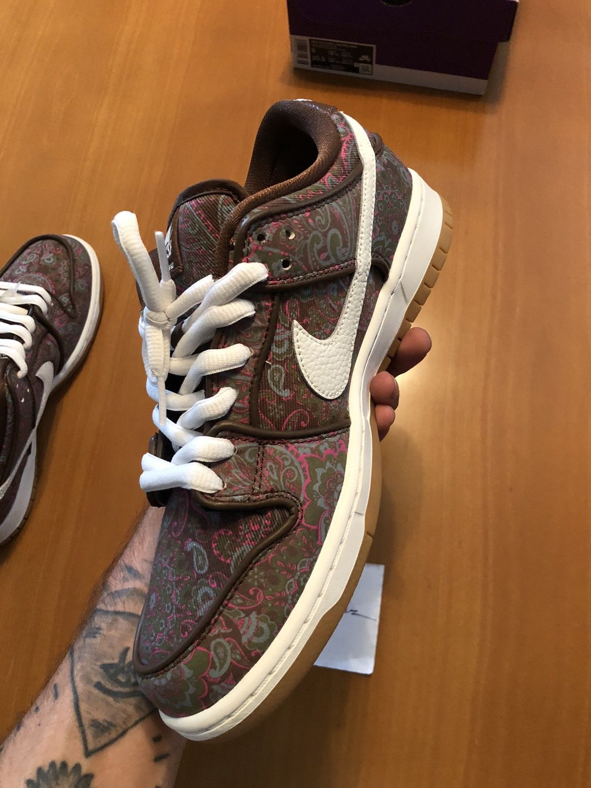 Nike Nike SB Dunk low pro paisley Size US 9 / EU 42 - 11 Thumbnail