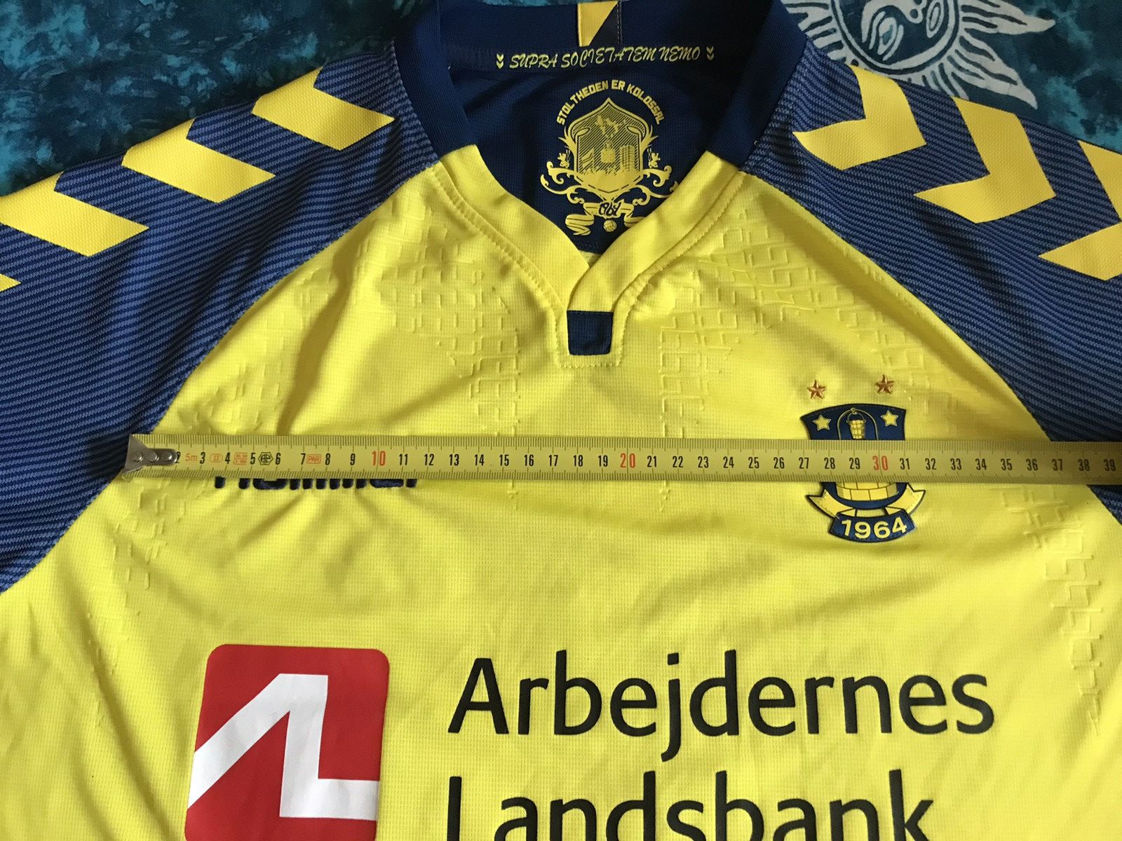 Hummel Hummel Brondby IF 18/19 BIF football Soccer Jersey 27 Crone Size US L / EU 52-54 / 3 - 6 Thumbnail