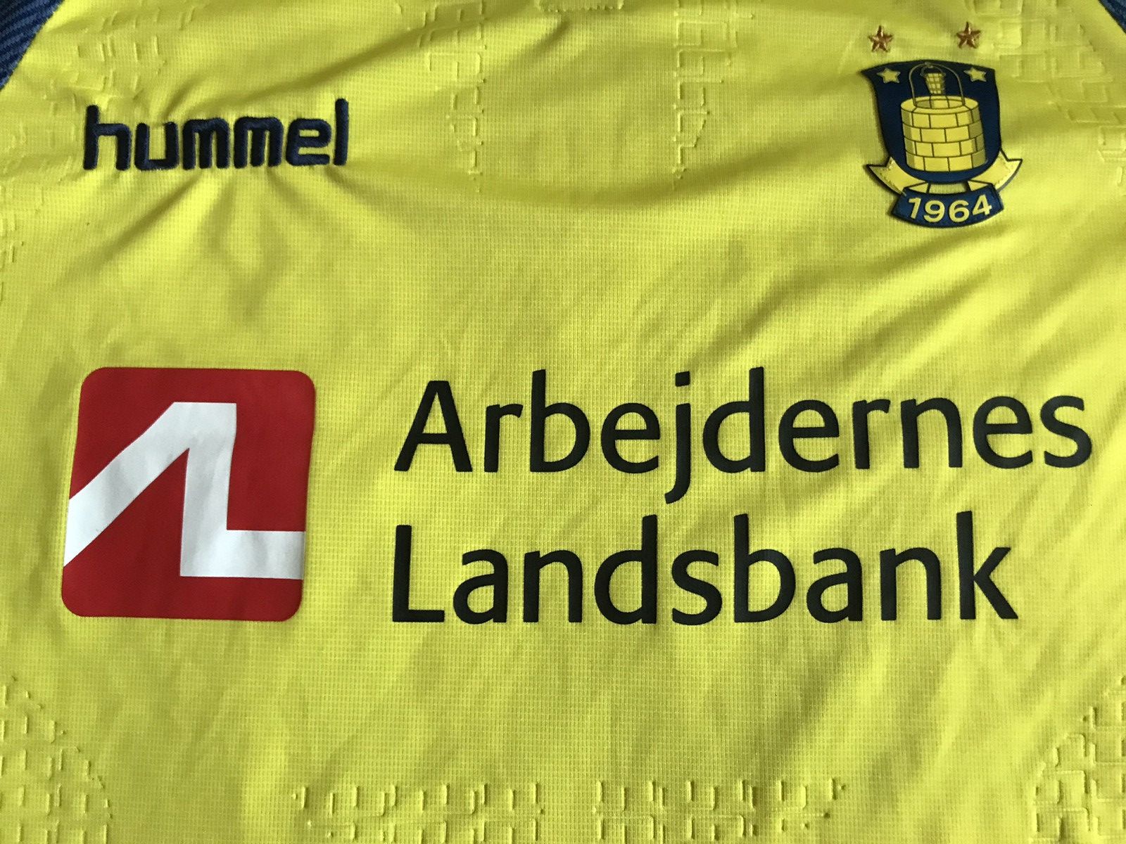 Hummel Hummel Brondby IF 18/19 BIF football Soccer Jersey 27 Crone Size US L / EU 52-54 / 3 - 10 Thumbnail