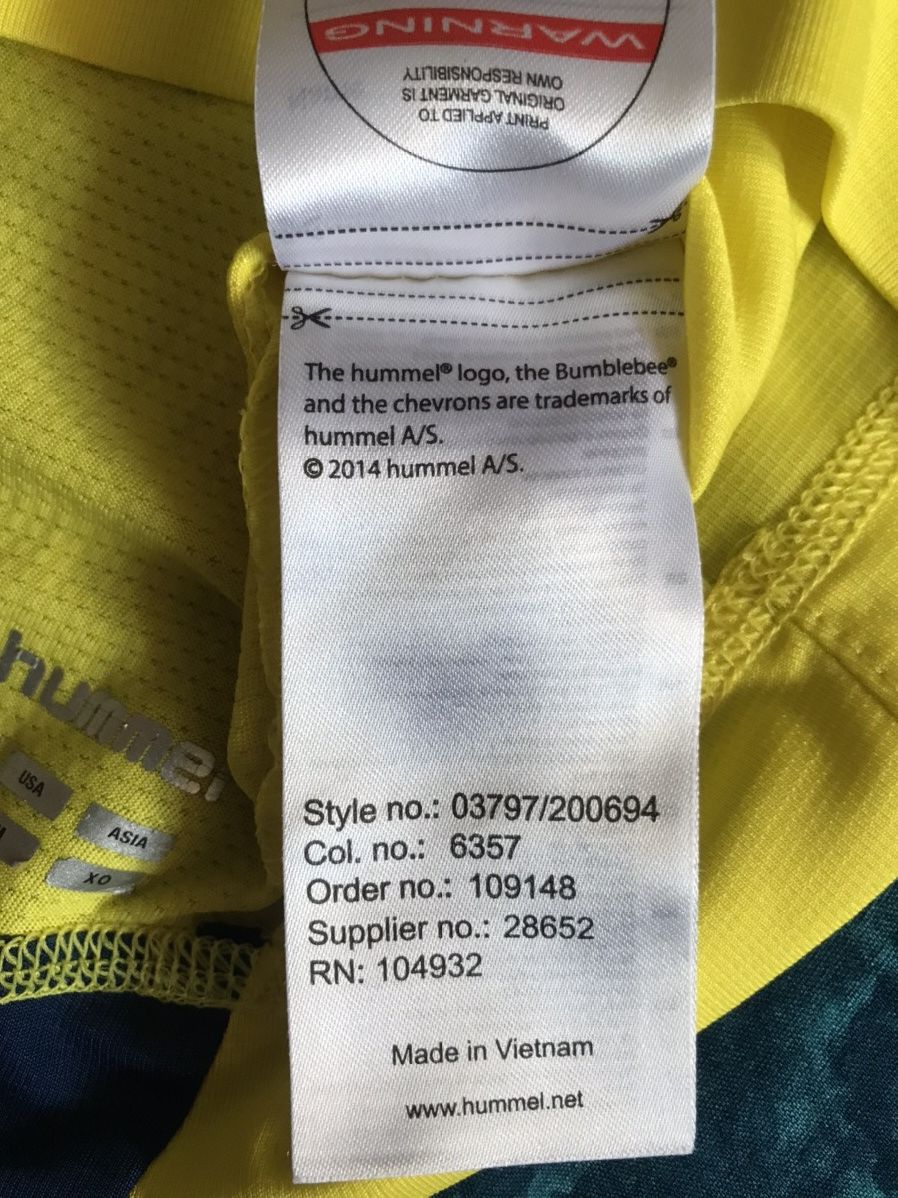 Hummel Hummel Brondby IF 18/19 BIF football Soccer Jersey 27 Crone Size US L / EU 52-54 / 3 - 18 Thumbnail