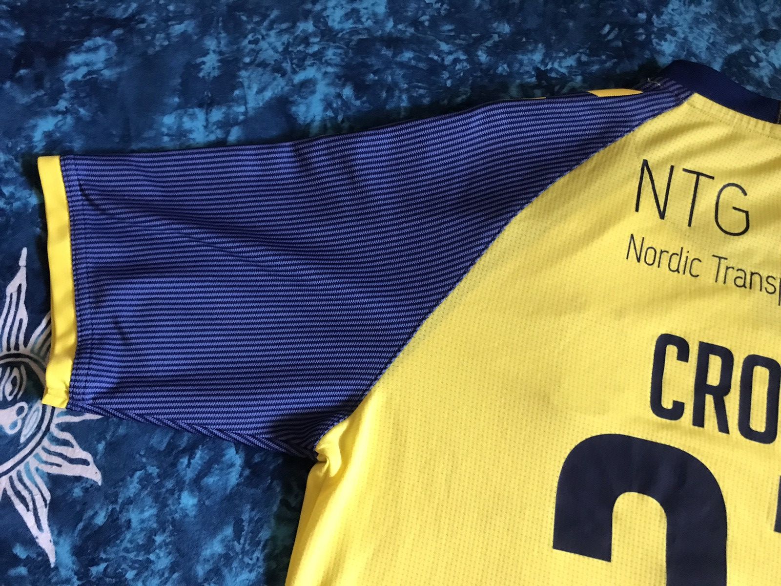 Hummel Hummel Brondby IF 18/19 BIF football Soccer Jersey 27 Crone Size US L / EU 52-54 / 3 - 15 Thumbnail