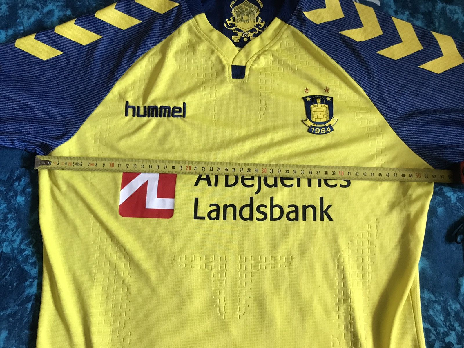 Hummel Hummel Brondby IF 18/19 BIF football Soccer Jersey 27 Crone Size US L / EU 52-54 / 3 - 5 Thumbnail