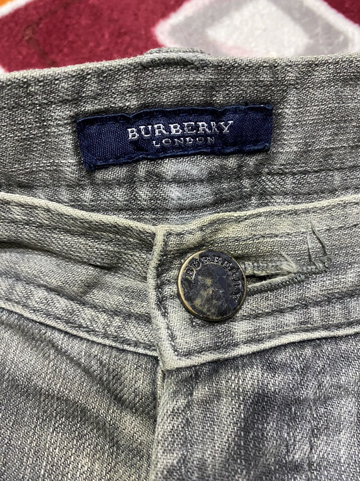 Burberry × Vintage Burberry London Denim Jeans Black Label Size 31 Size US 31 - 9 Thumbnail