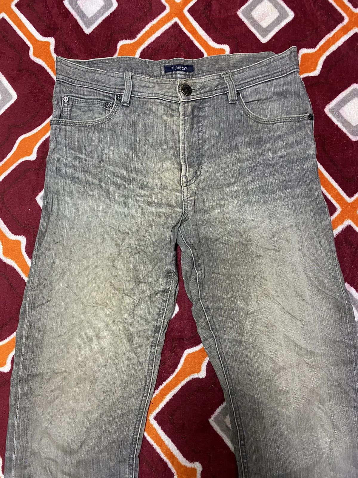 Burberry × Vintage Burberry London Denim Jeans Black Label Size 31 Size US 31 - 3 Thumbnail