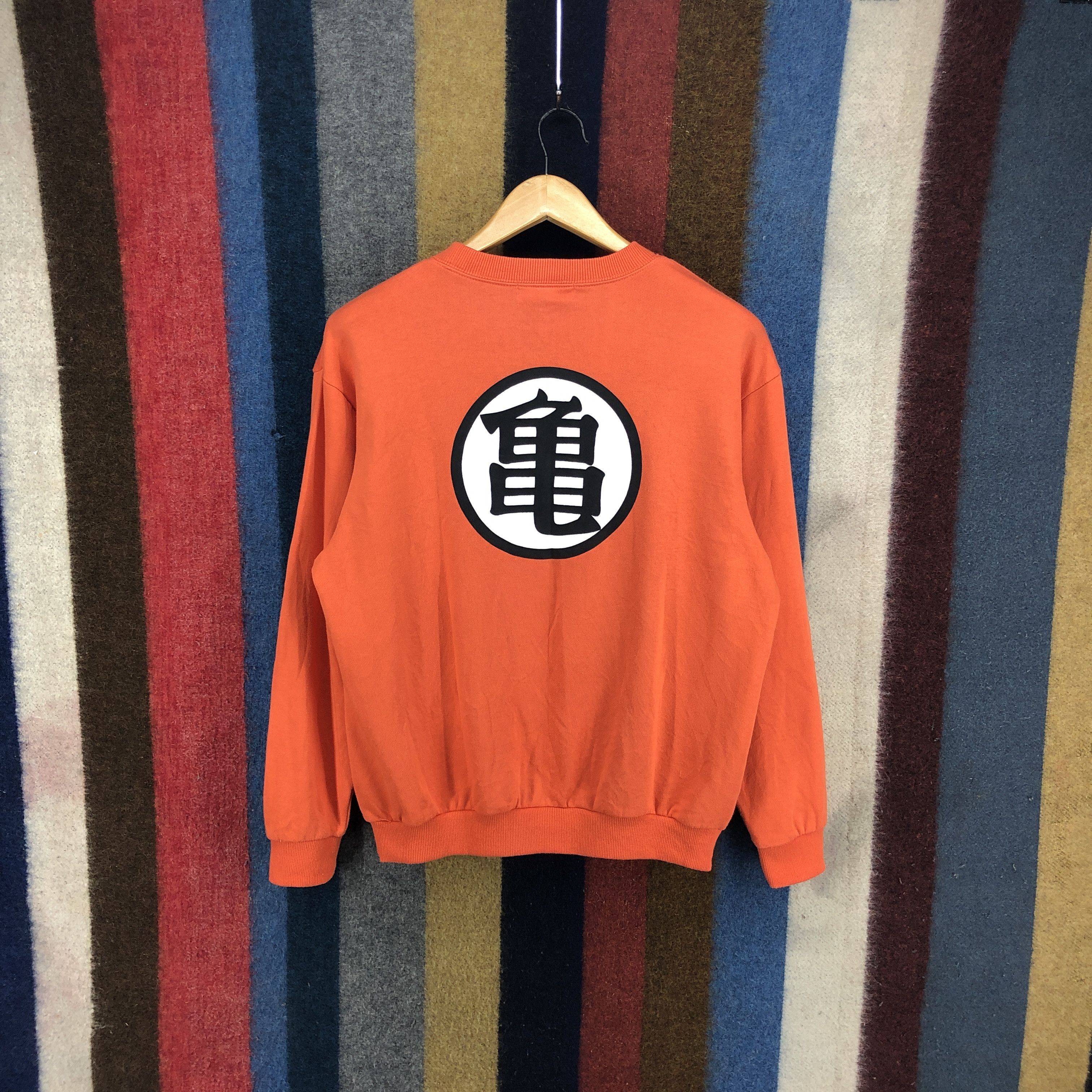 image of Anima Dragon Ball Z Goku Cosplay Sweatshirt 0285/n in Orange, Men's (Size Medium)